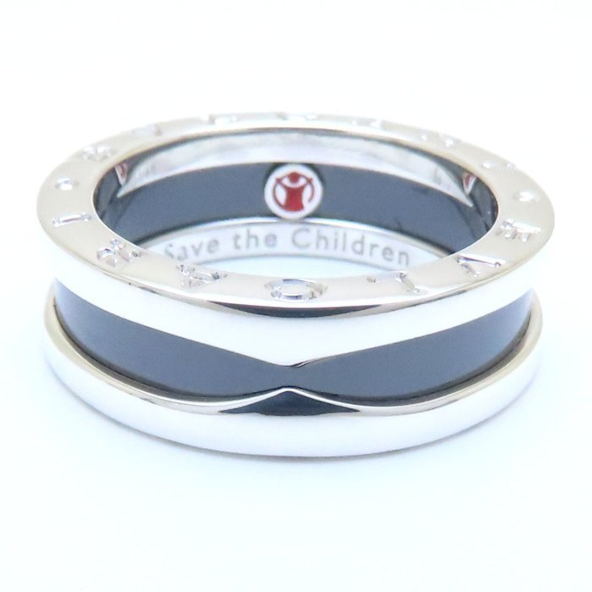B.Zero1 One Band Ring Sterling Silver and Ceramic