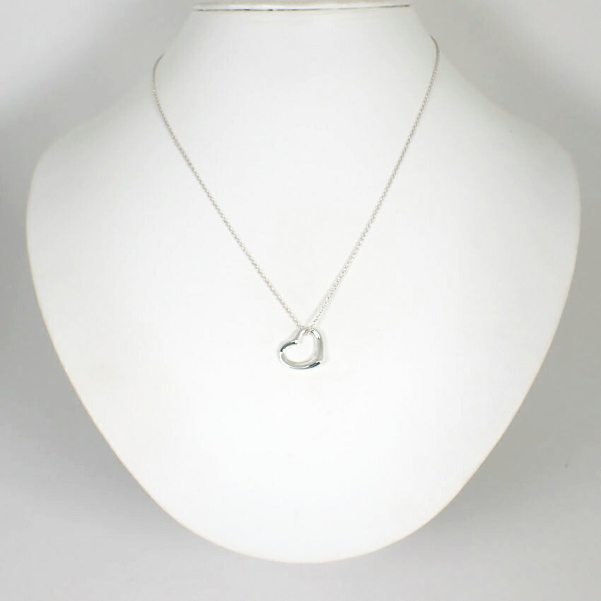 Heart Pendant Necklace Sterling Silver