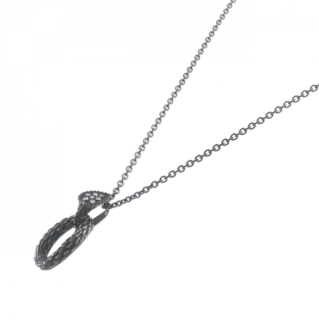Serpent Pendant Necklace 18K Gold
