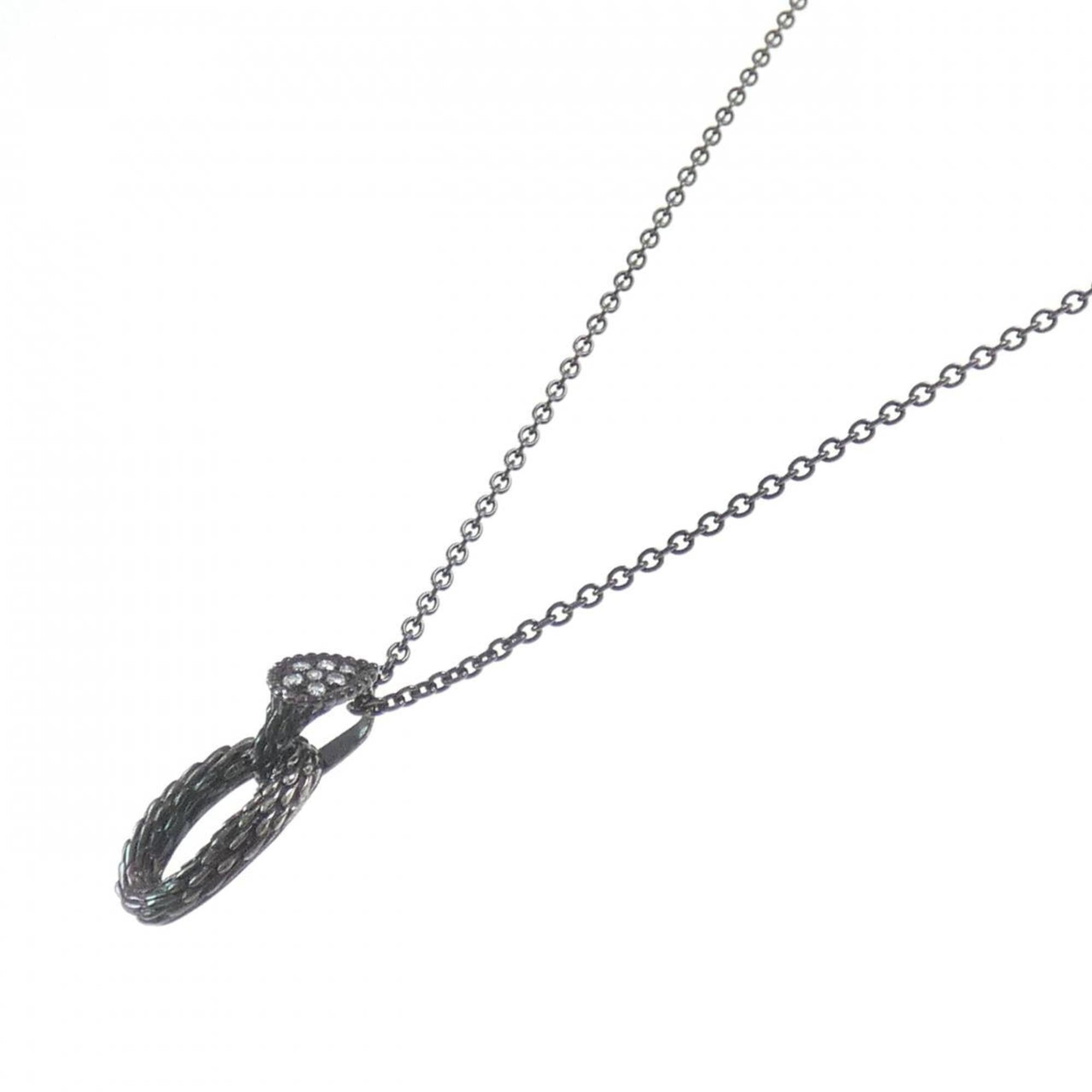Serpent Pendant Necklace 18K Gold