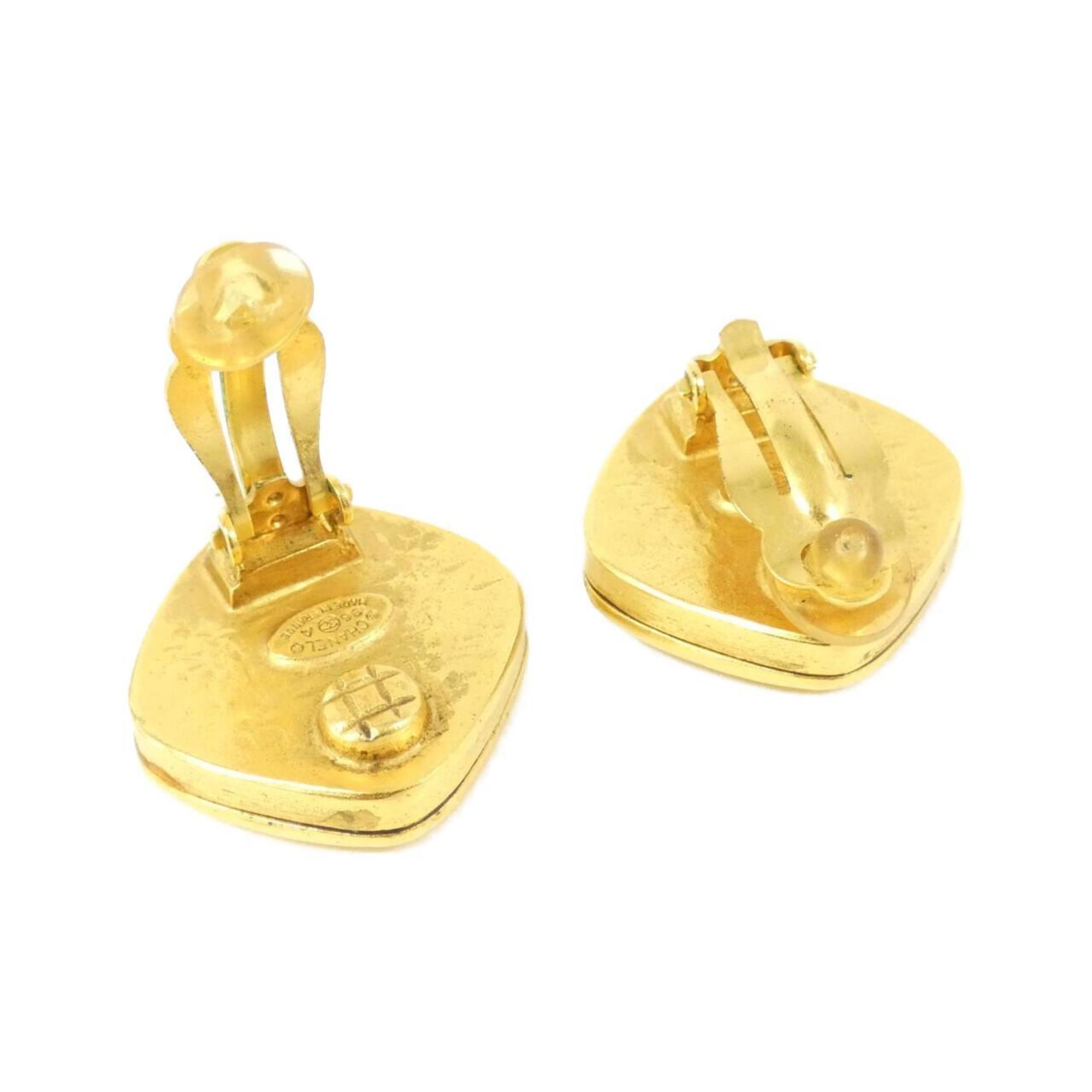 Clip-On Earrings Clip-On Gold-Tone Metal