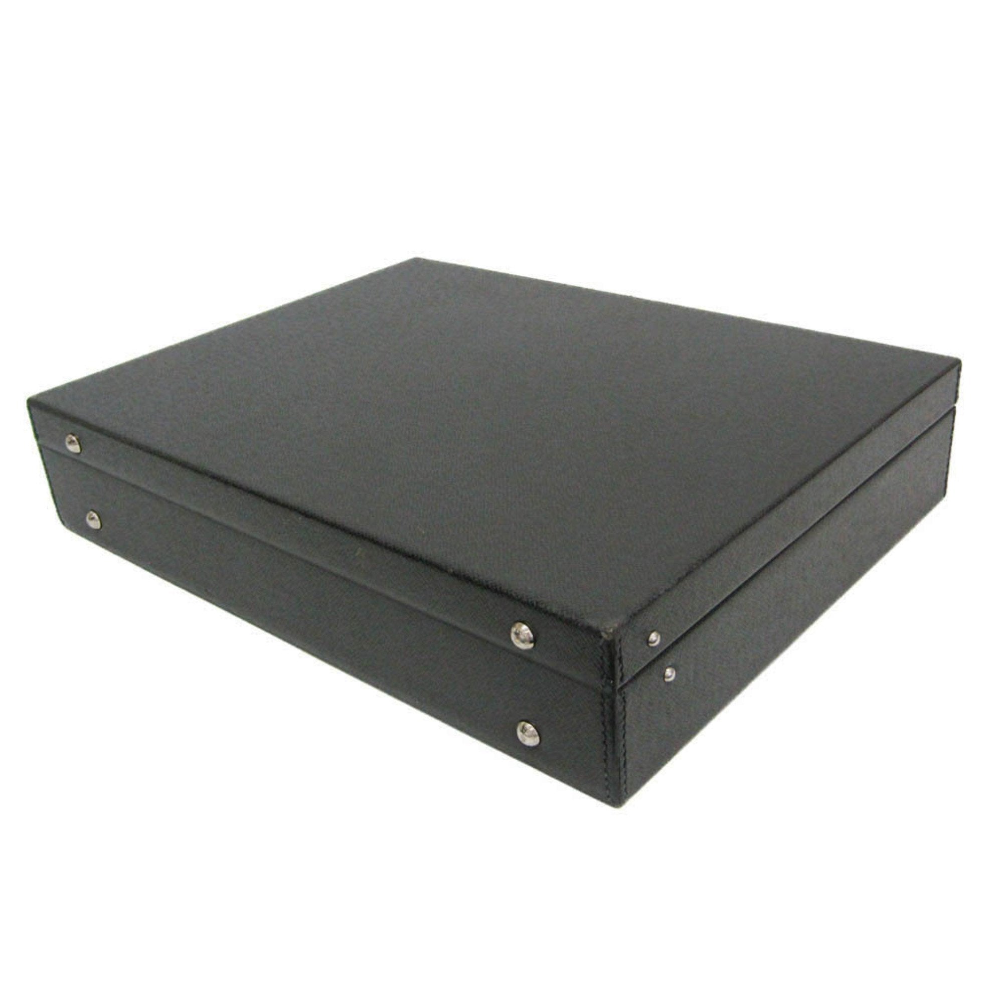 President Classeur Briefcase Taiga Leather