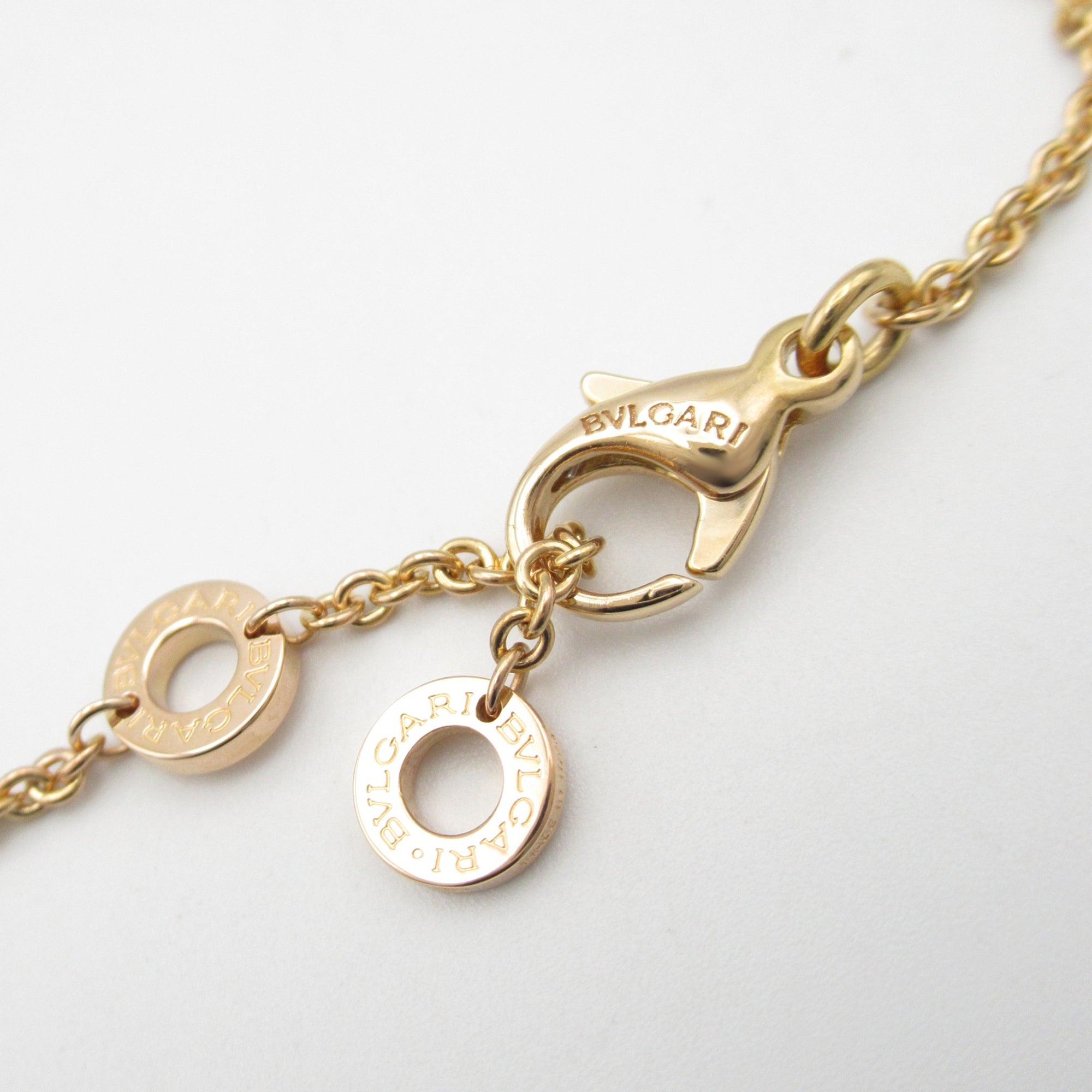 Pendant Necklace Ceramic and 18K Rose Gold White