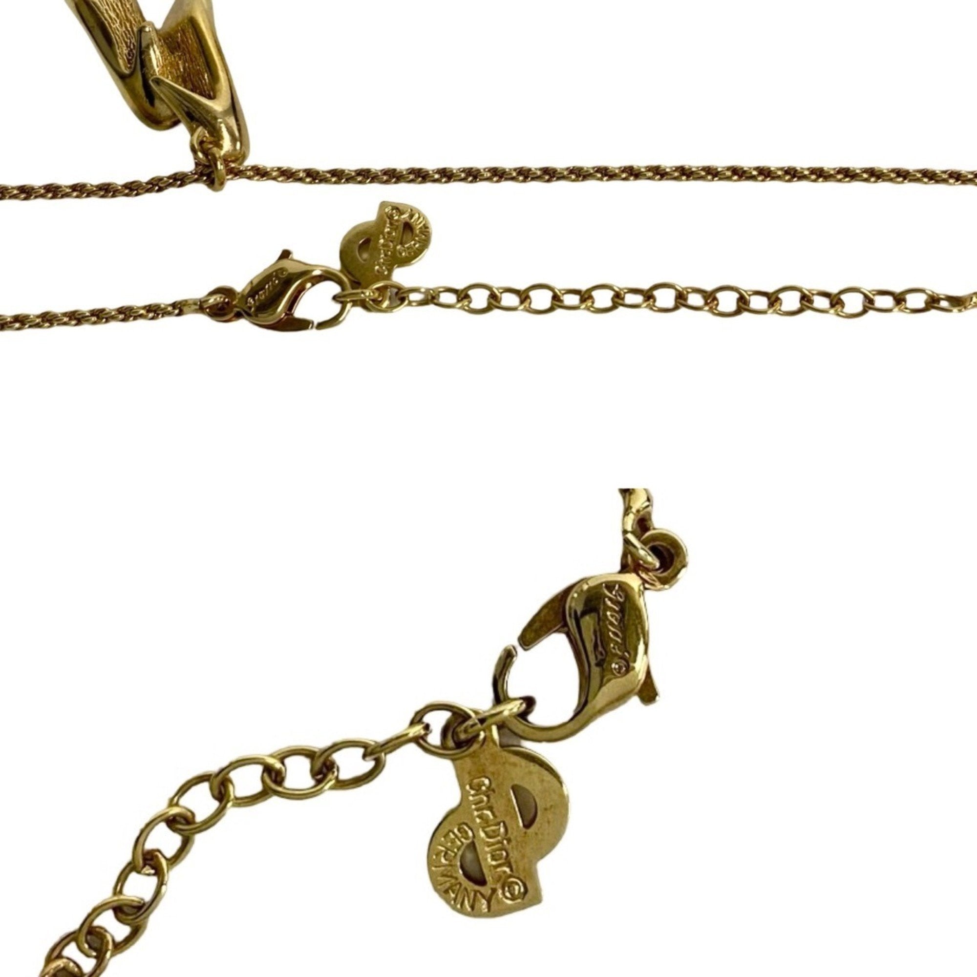 High Heel Motif Pendant Necklace Gold