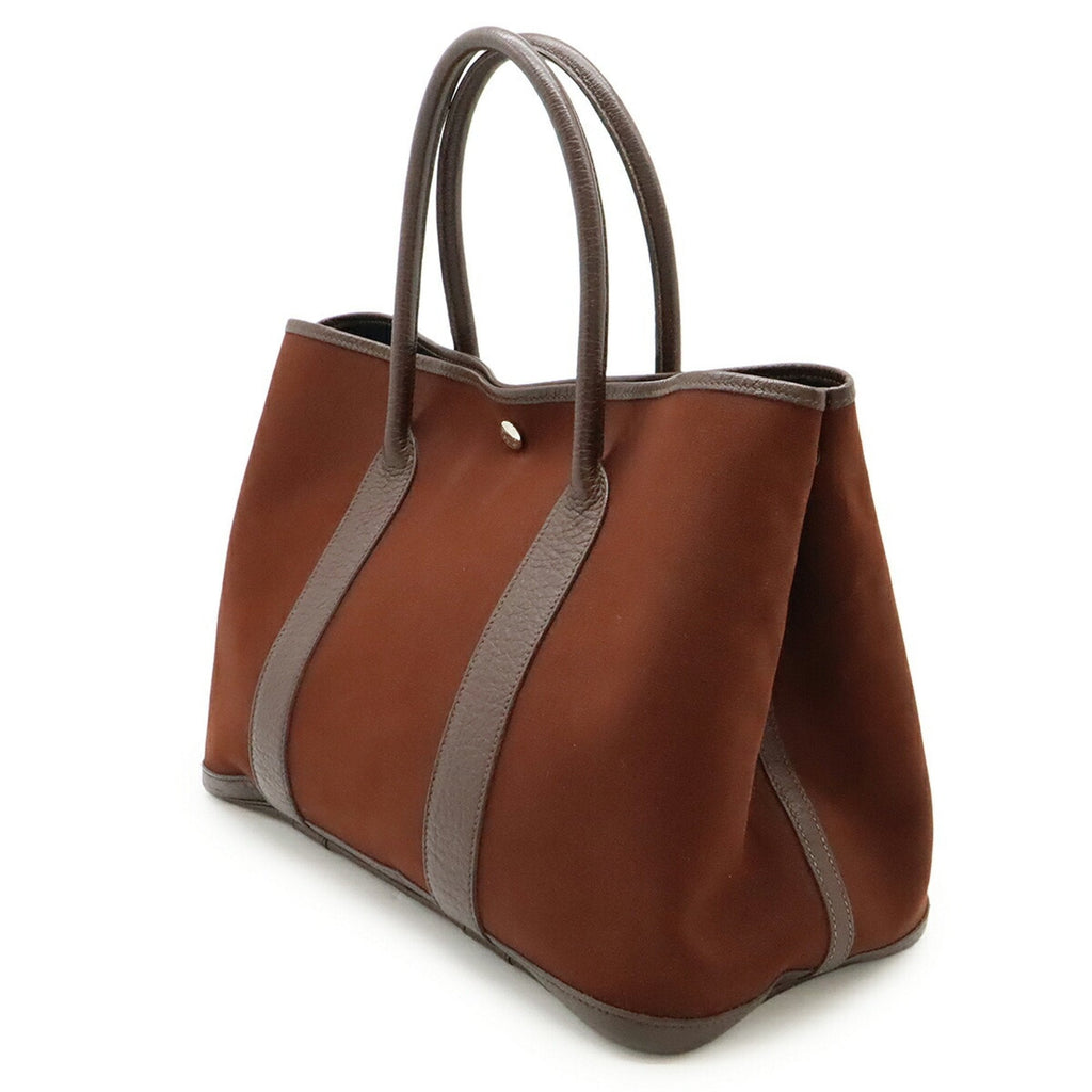 Garden Party Tote Toile and Leather 36