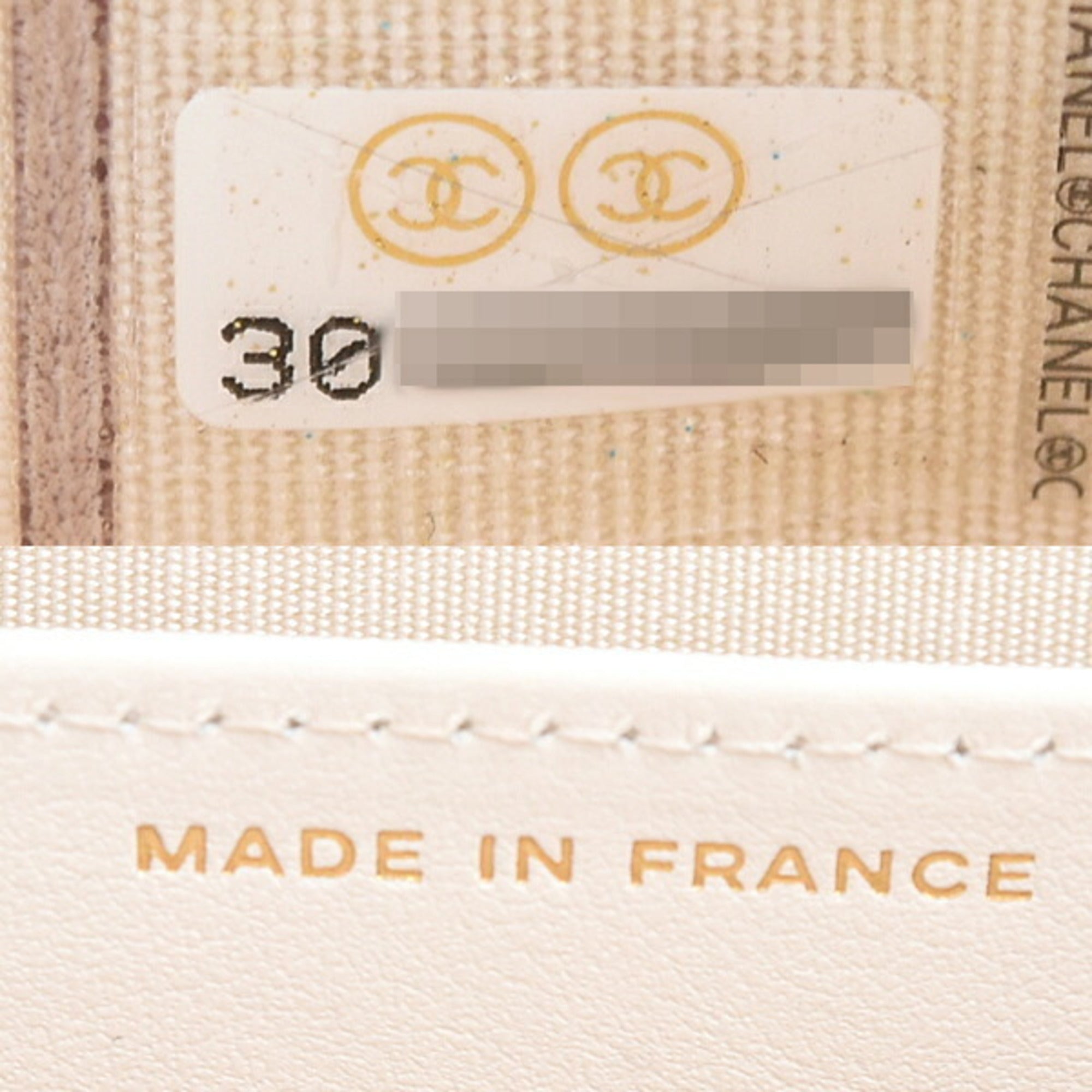 Mademoiselle Vintage Wallet on Chain Quilted Caviar