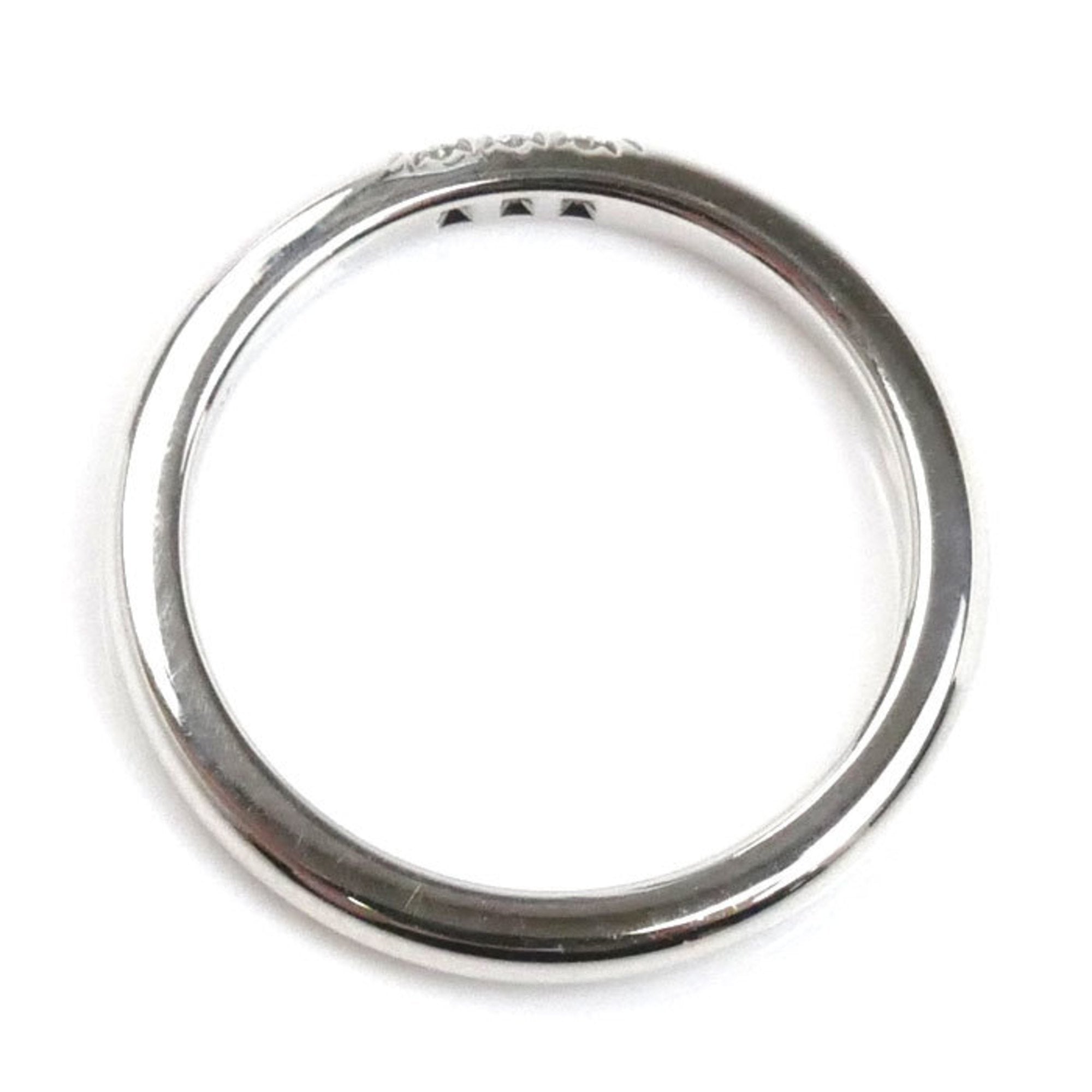 Classic Band Ring Platinum with Diamonds
