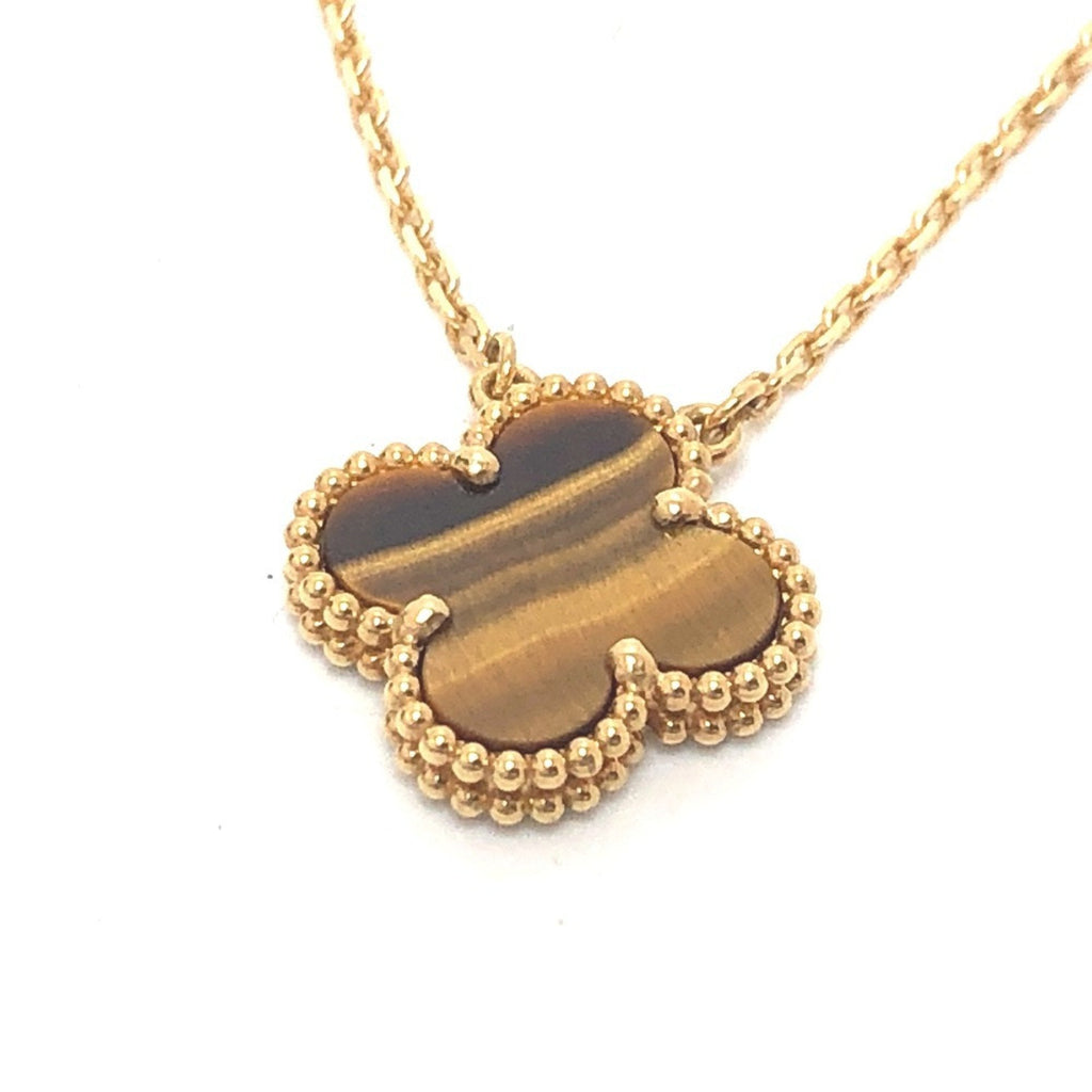 Alhambra Pendant Necklace and Tiger's Eye