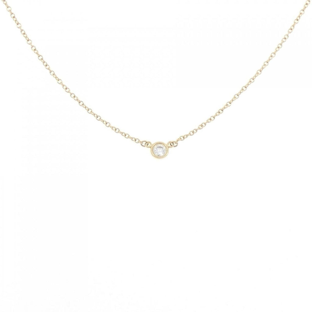 Elsa Peretti Diamonds By The Yard Pendant Necklace 18K Yellow Gold