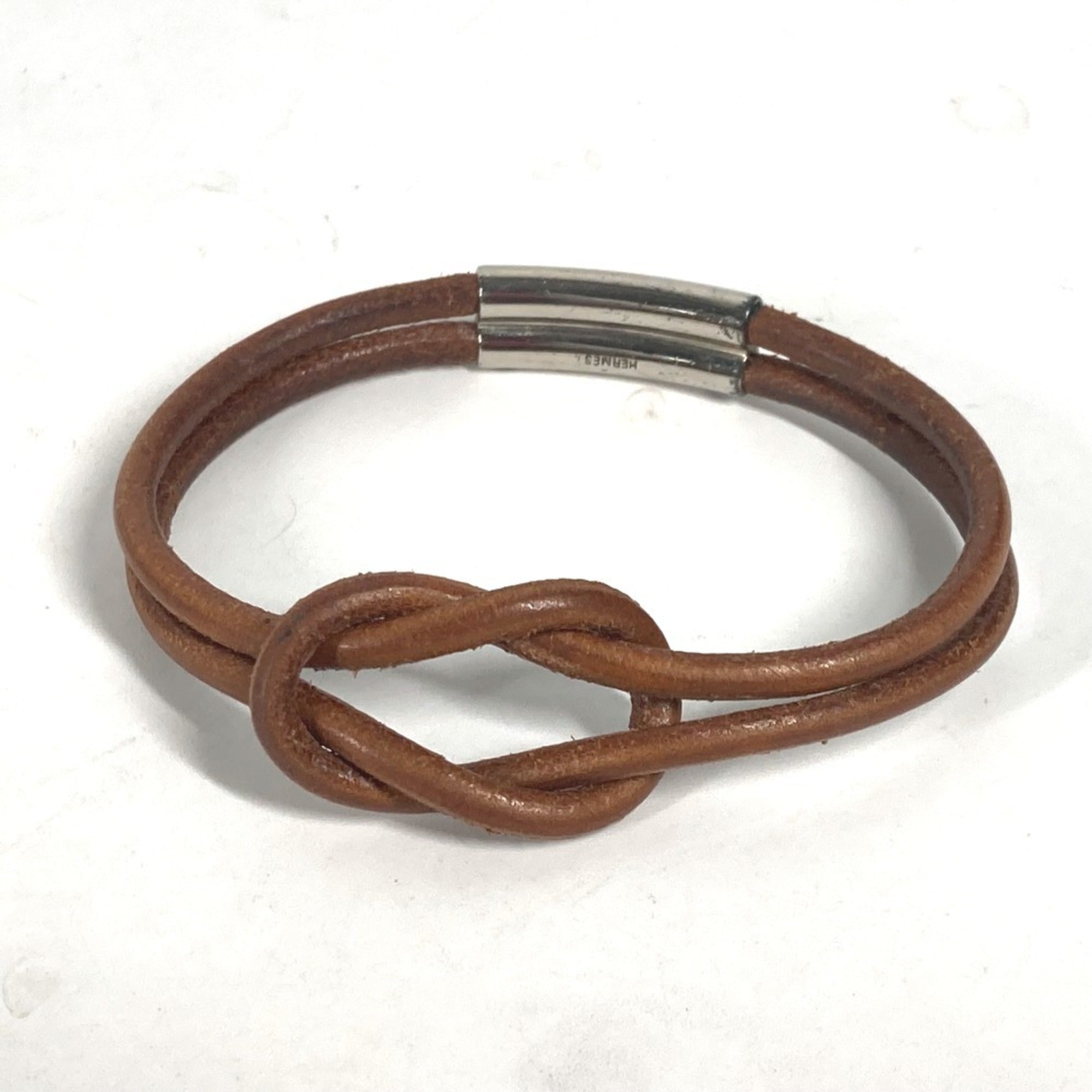 Herculide Double Bracelet Leather Brown