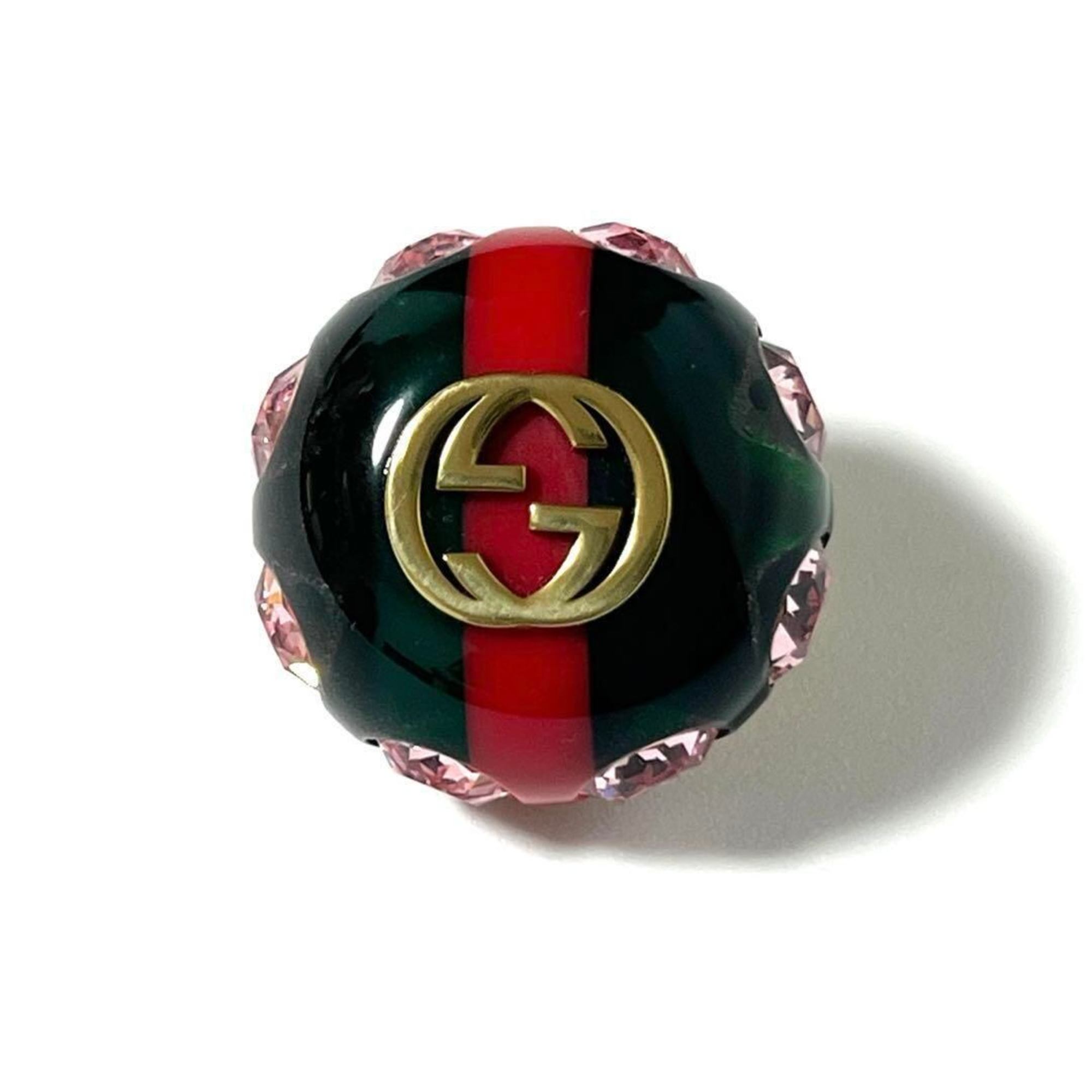 Vintage Brooch Metal and Rhinestone