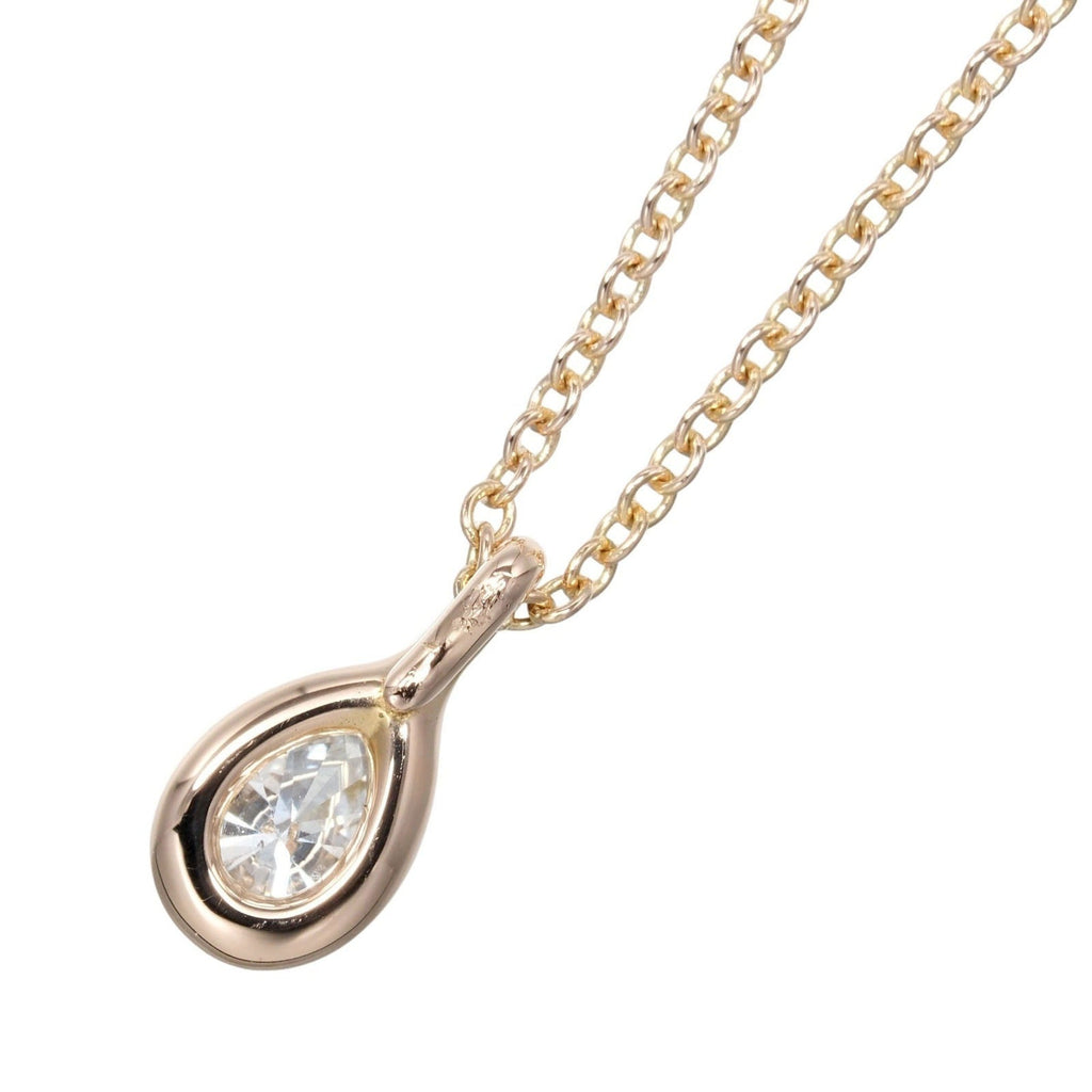 Elsa Peretti Diamonds By The Yard Pendant Necklace 18K Rose Gold and Diamond
