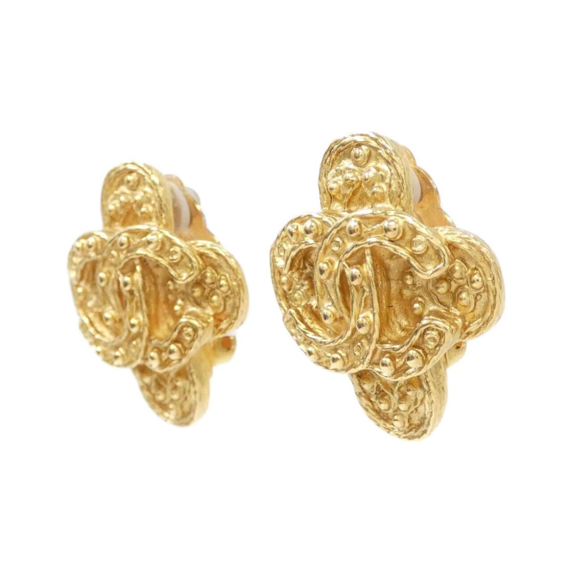 Earrings Gold-Tone Metal