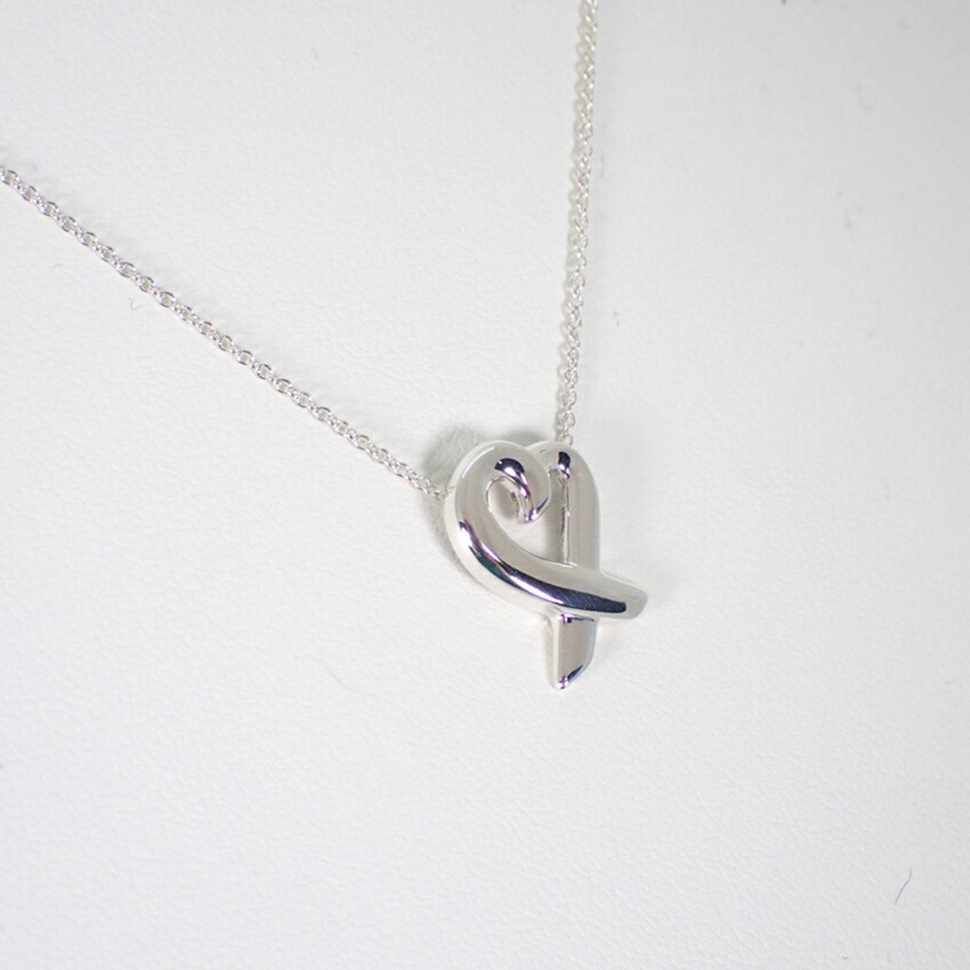 Loving Heart Pendant Necklace Sterling Silver