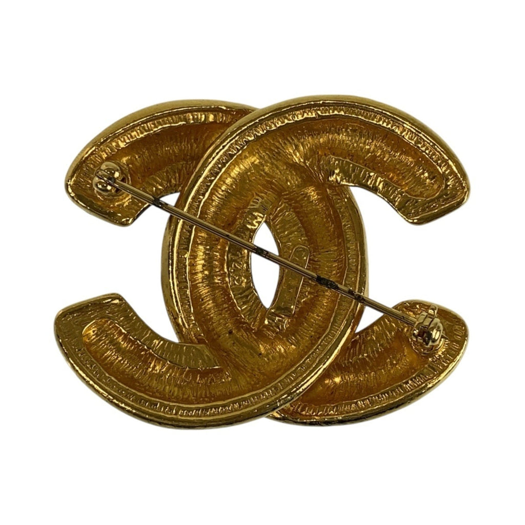 CC Logo Brooch Metal