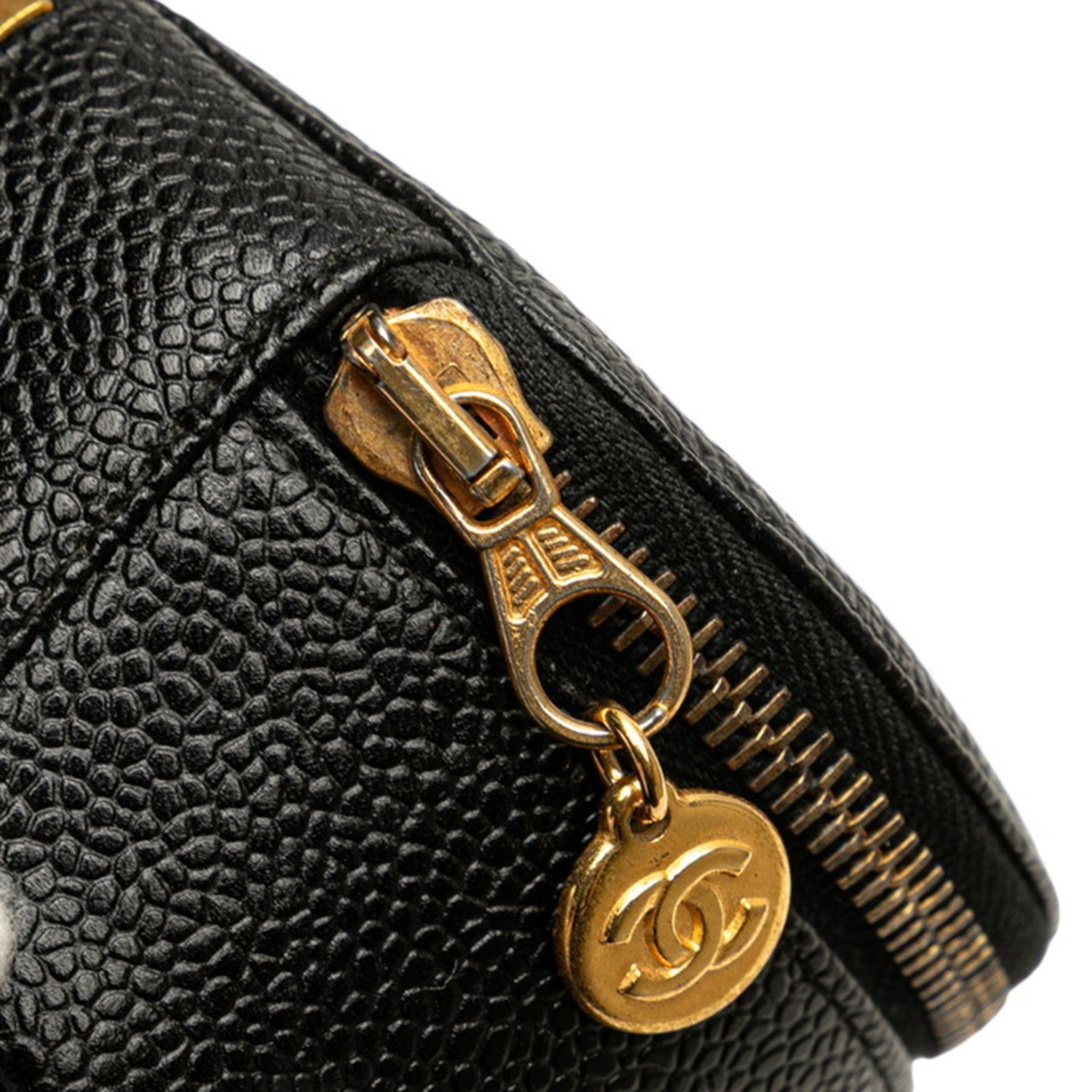 Vintage Timeless Cosmetic Case Caviar Medium