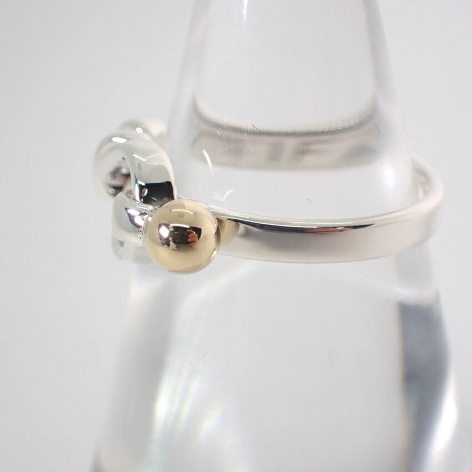 Band Ring Sterling Silver and 18K Yellow Gold