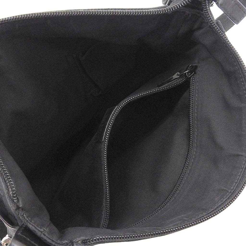 Zip Messenger Bag GG Canvas with Perforated Leather Medium