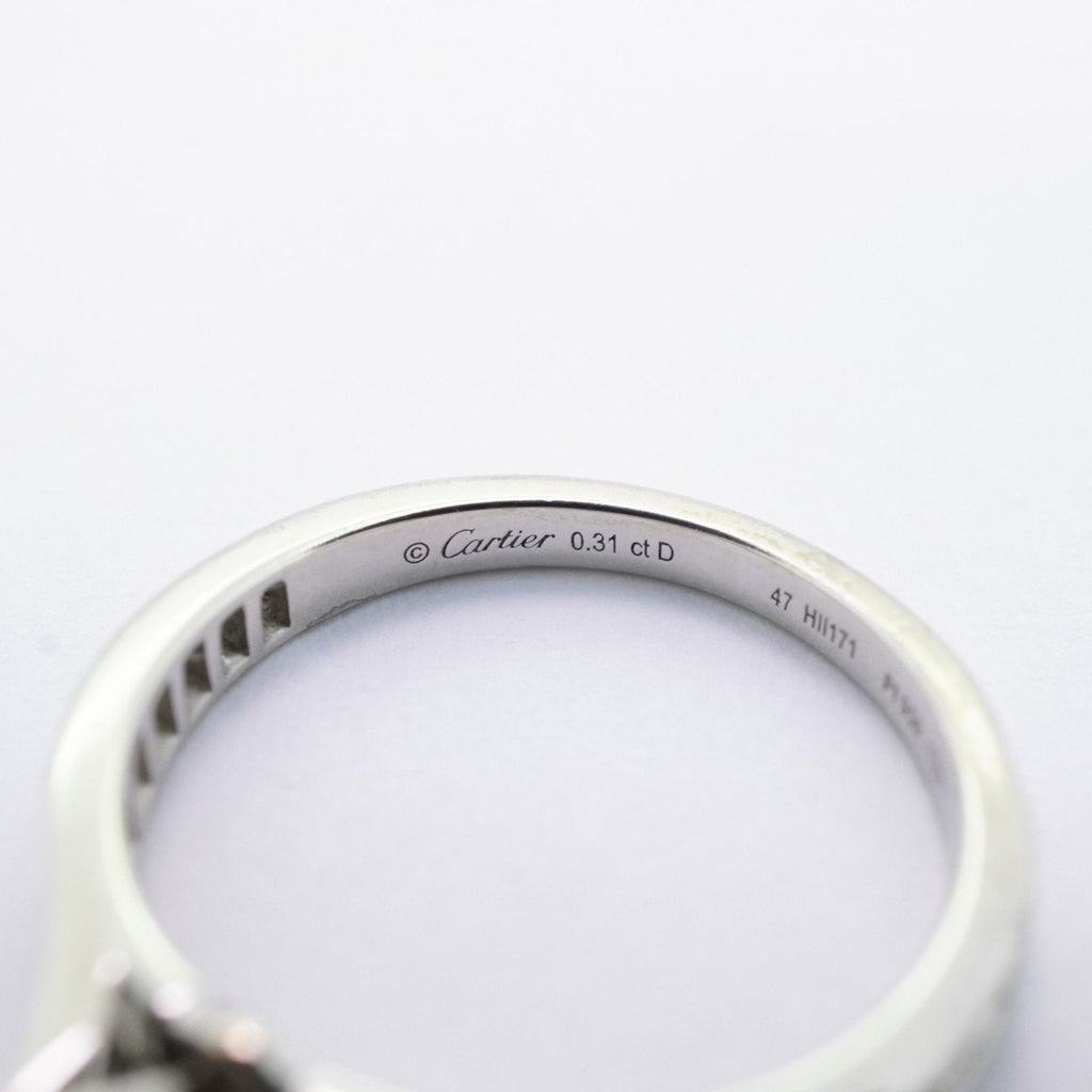 Solitaire Ring Platinum With Diamond