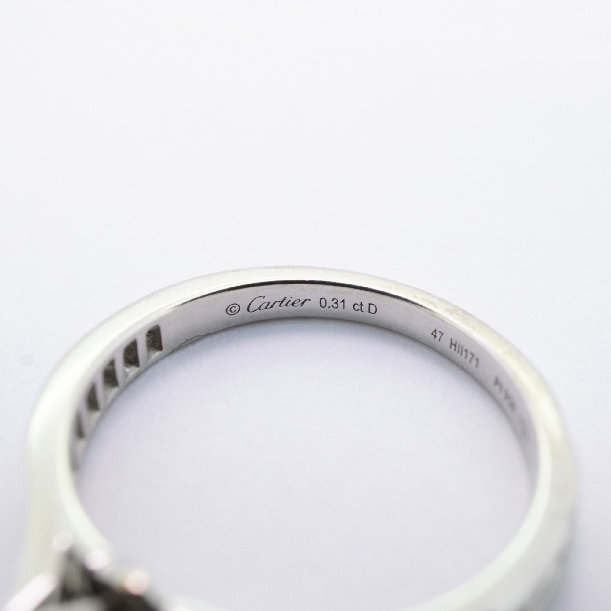 Solitaire Ring Platinum With Diamond