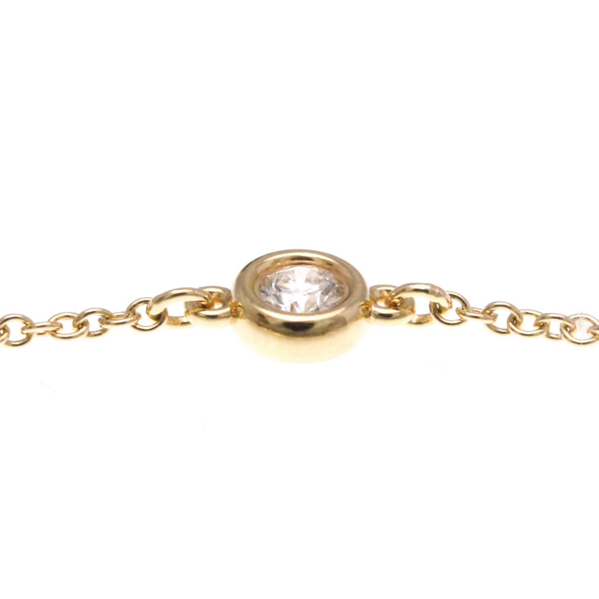 Elsa Peretti Diamonds By The Yard Pendant Necklace 18K Rose Gold and Diamond