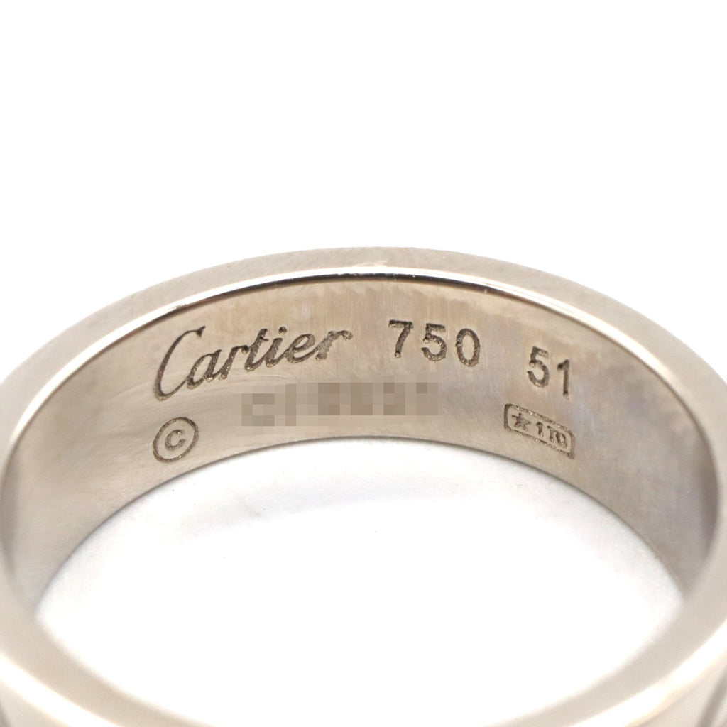 Love Ring 18K White Gold