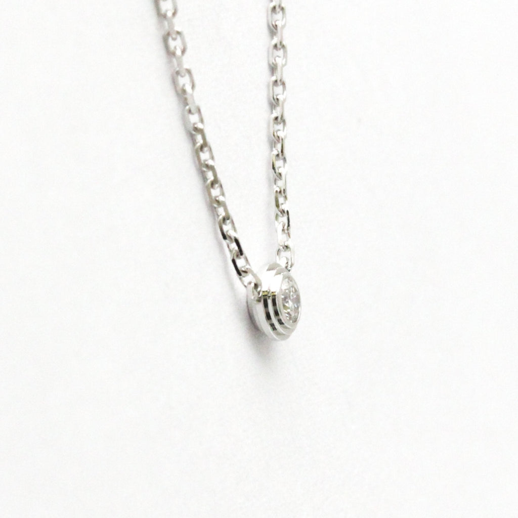 Pendant Necklace 18K White Gold with Diamond