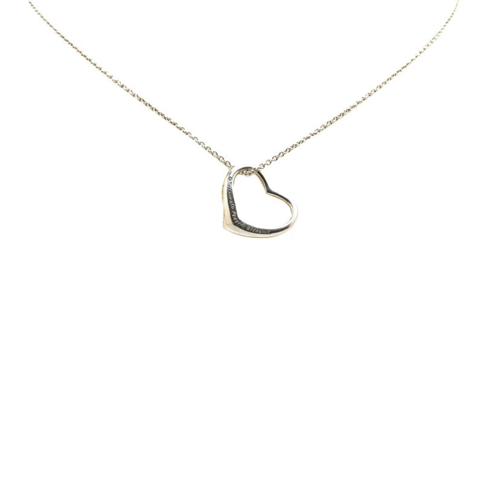 Heart Pendant Necklace Sterling Silver