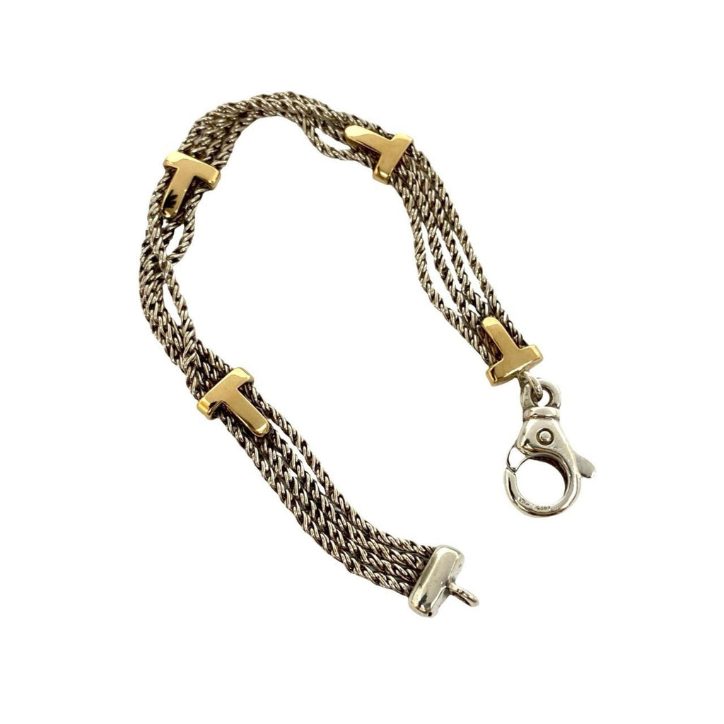 Bracelet 18K Gold and Sterling Silver