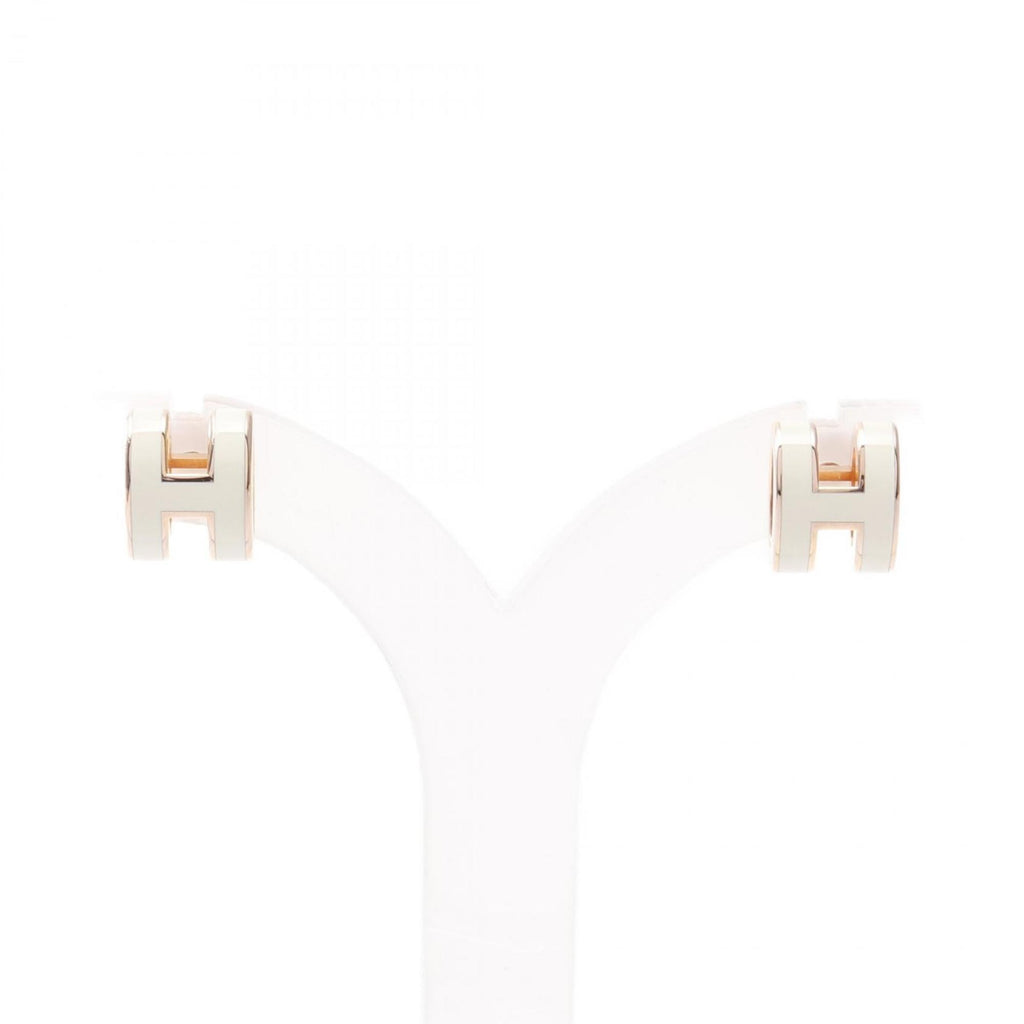 Pop H Earrings Gold-Tone Metal Gold-Tone Metal