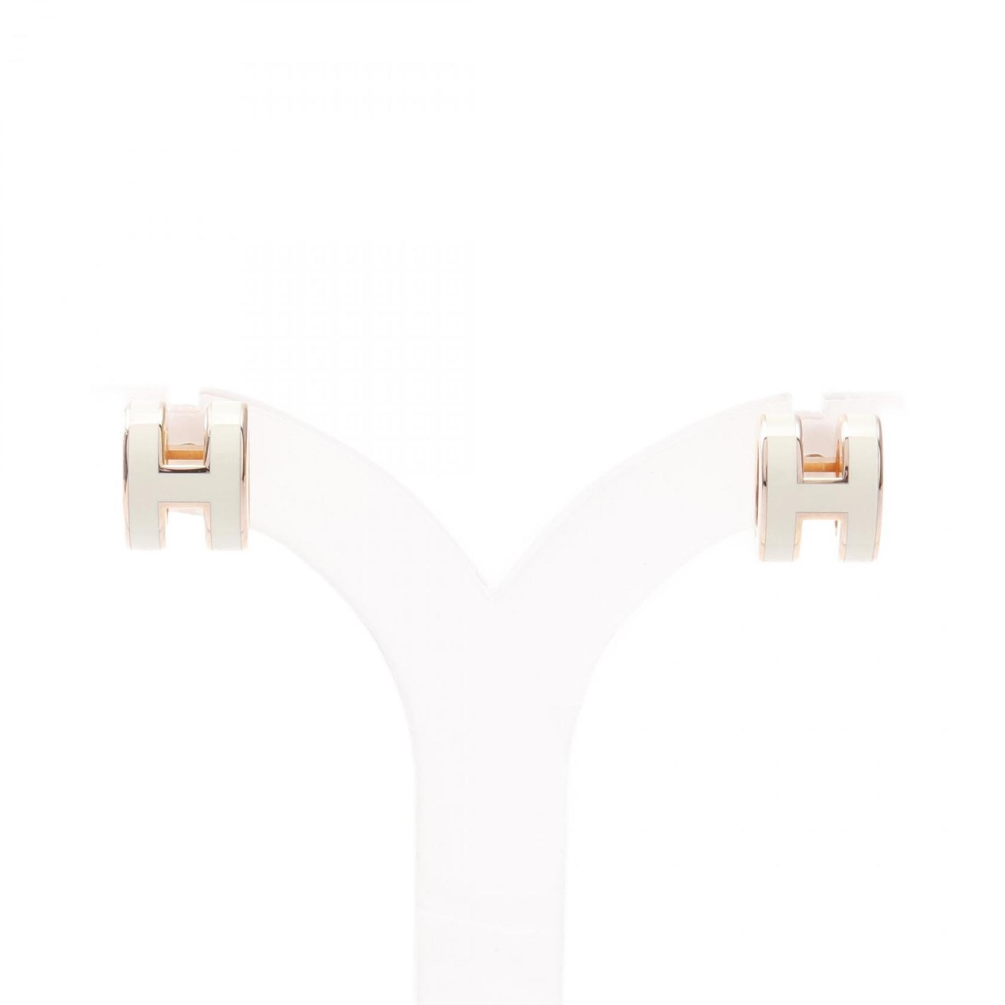 Pop H Earrings Gold-Tone Metal Gold-Tone Metal