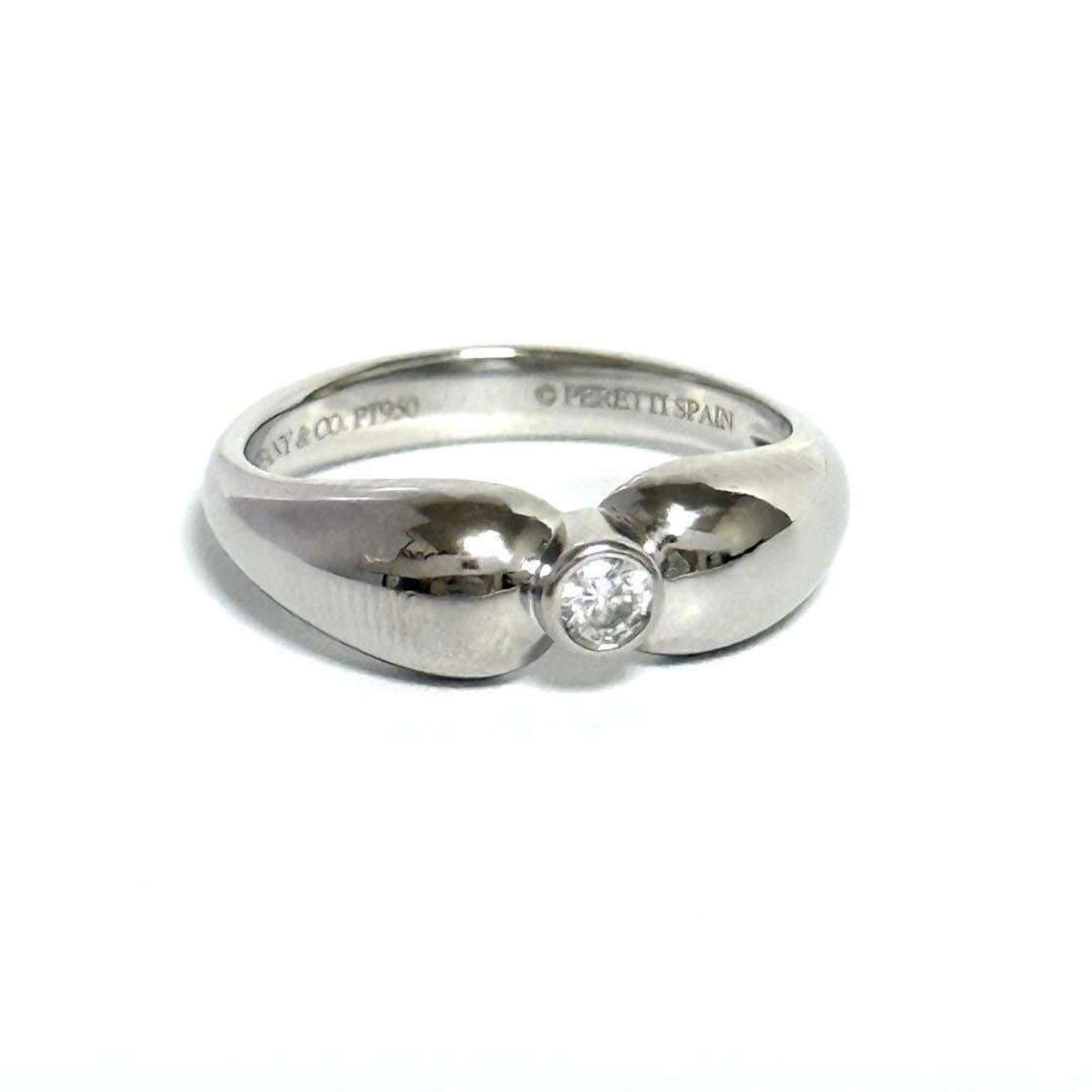 Double Teardrop Ring Platinum