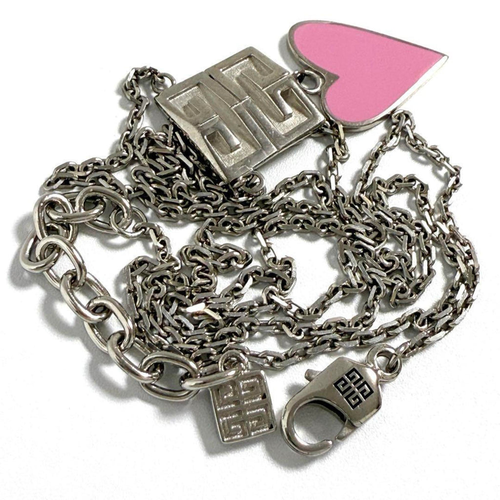 4G Heart Pendant Necklace Metal