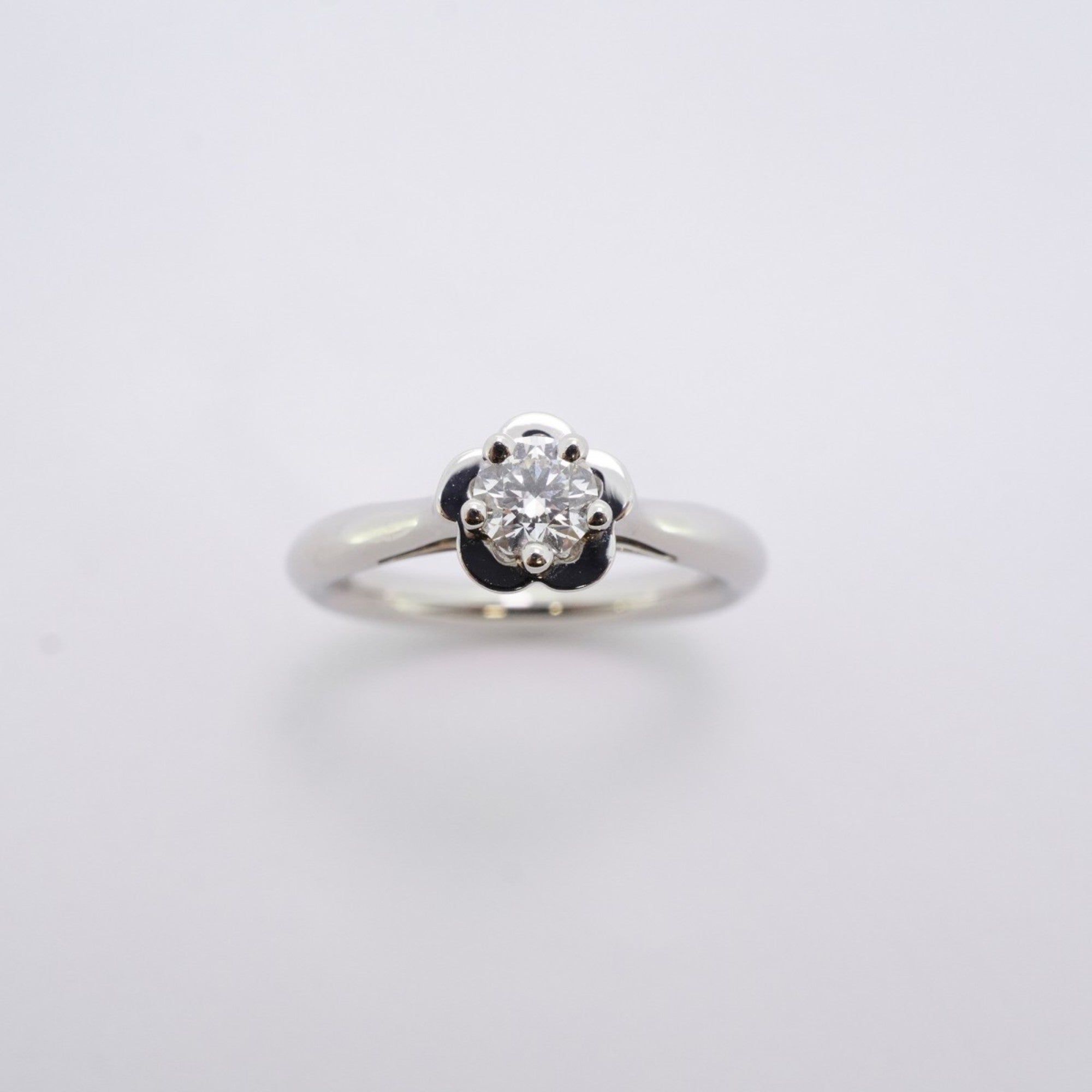 Camellia Ring Platinum With Diamond