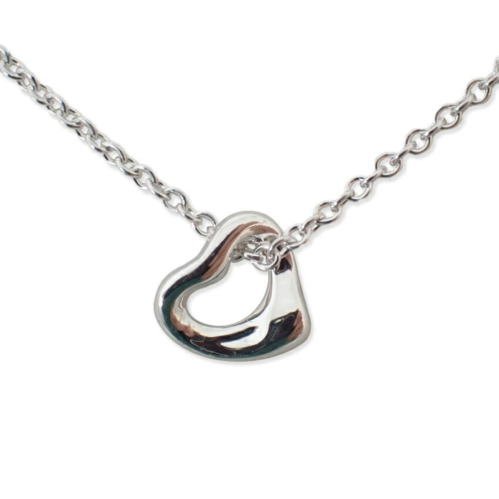 Heart Pendant Necklace Sterling Silver