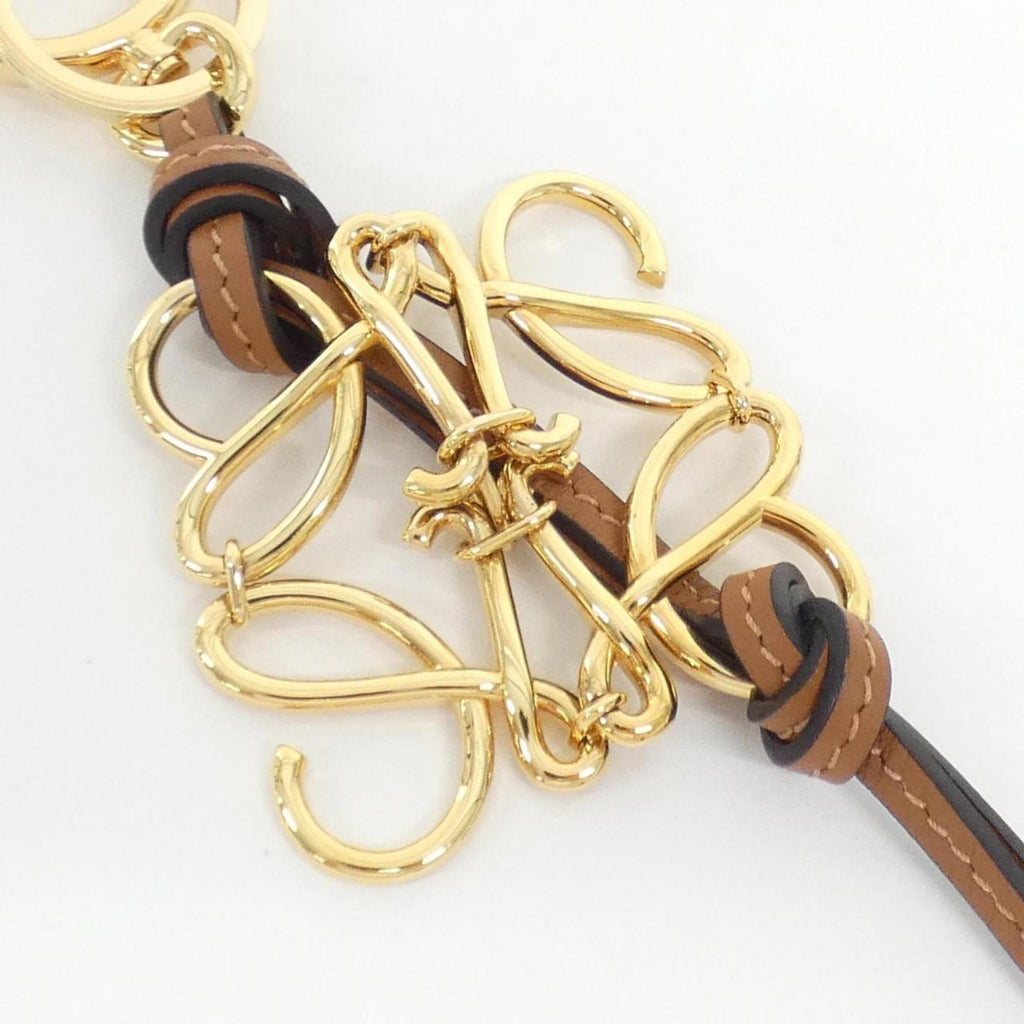 Handbag Charm Leather Gold