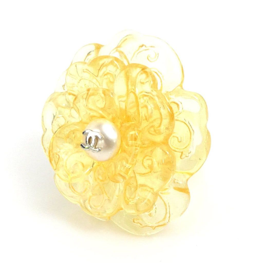 Band Ring Artificial Pearl and Resin