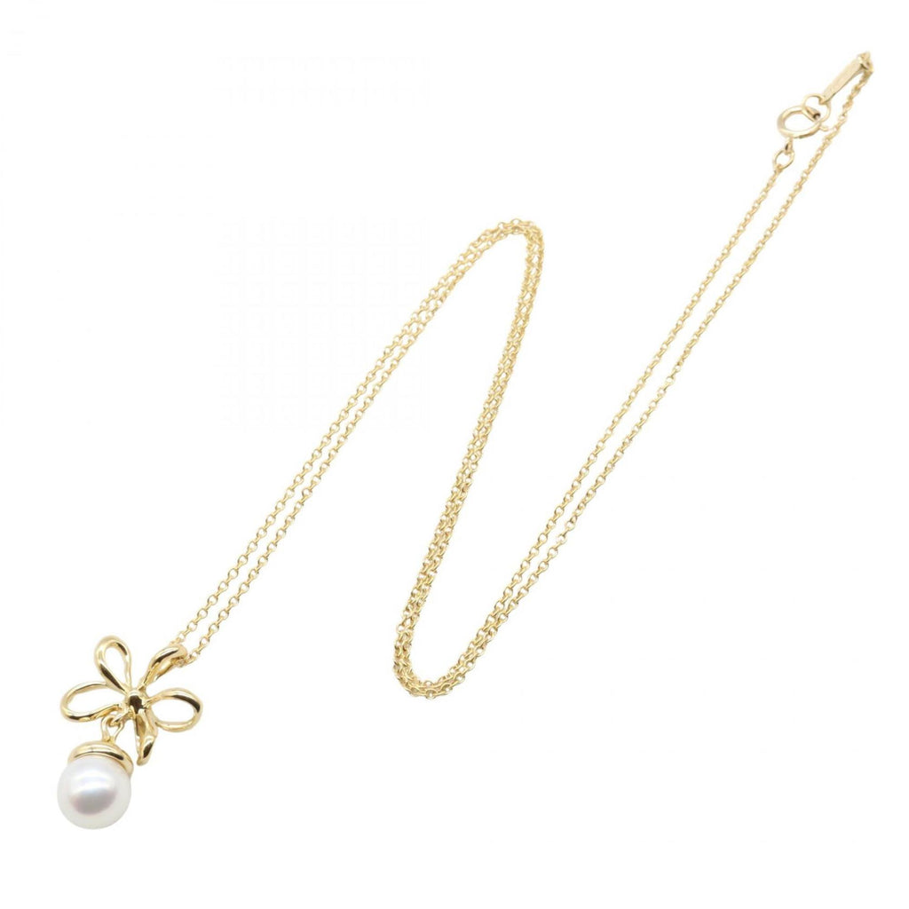 Pearl Pendant Necklace 18K Yellow Gold
