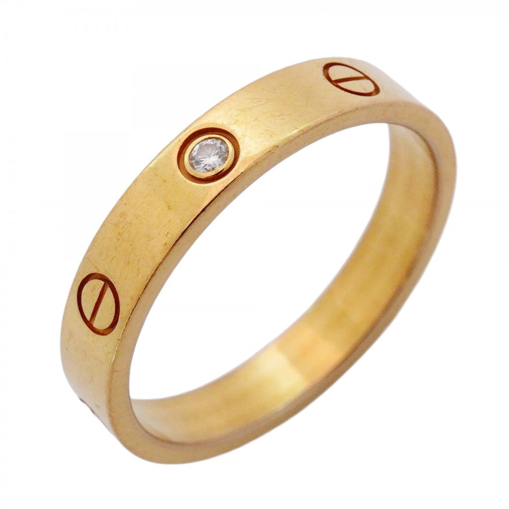 Love Ring 18K Rose Gold with Diamond Mini