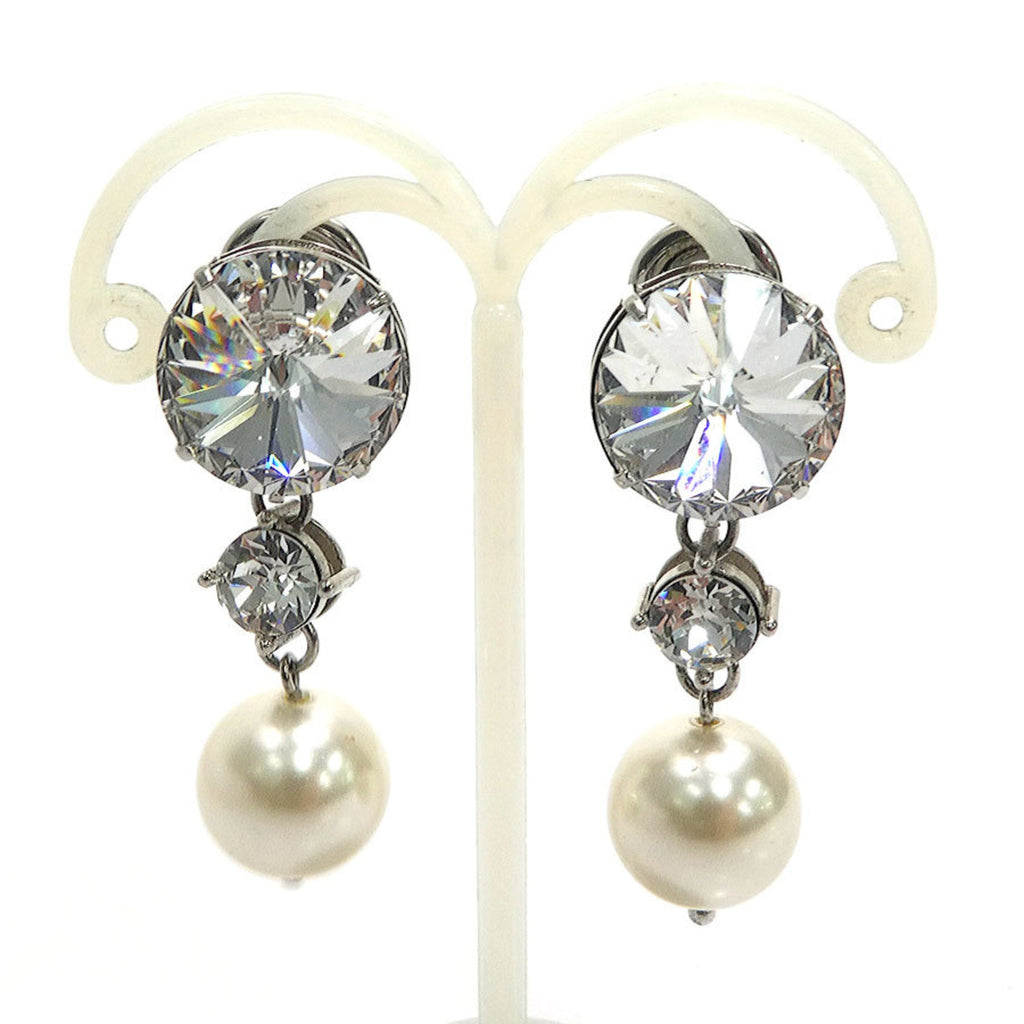 Earrings Pearl Silver-Tone Metal