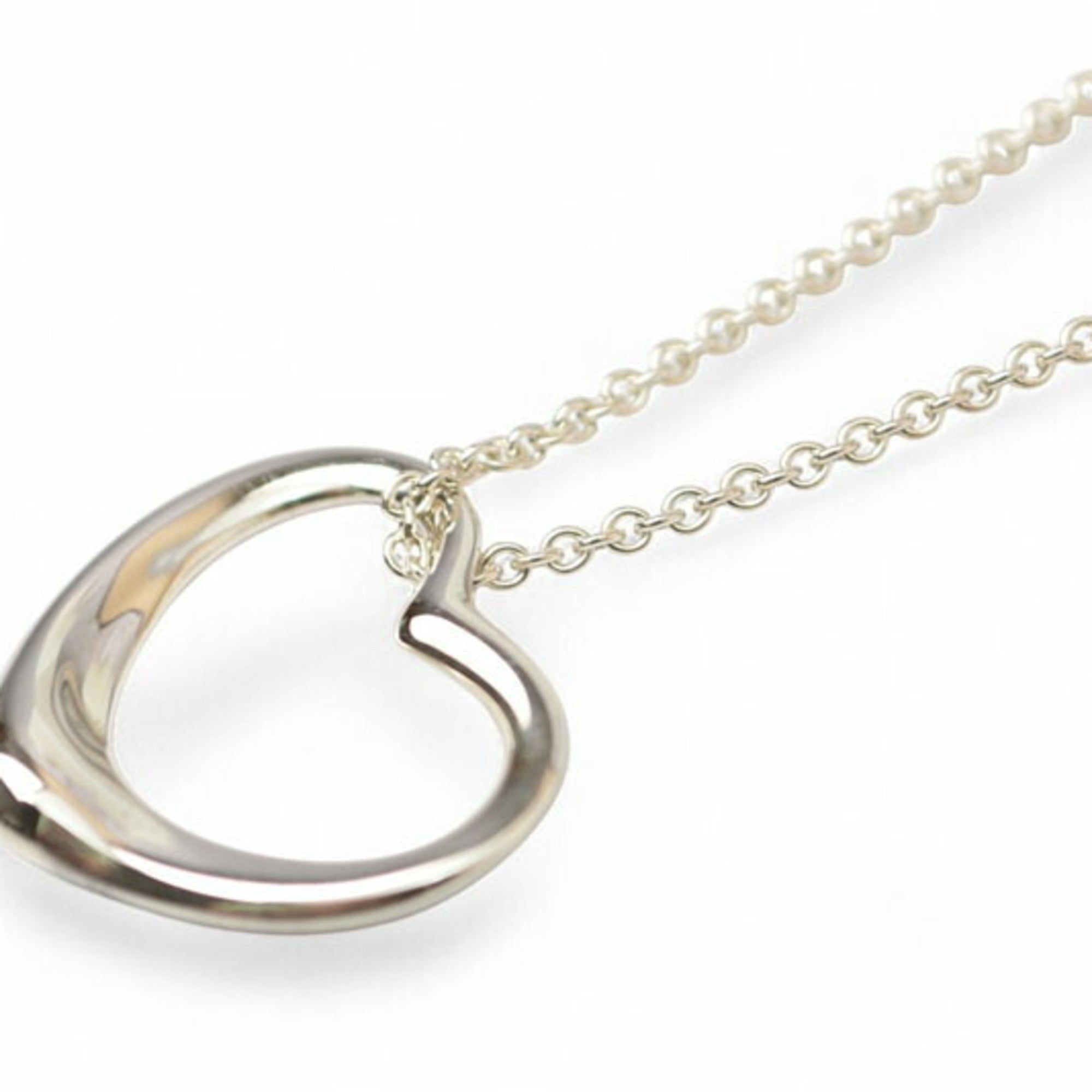 Elsa Peretti Pendant Necklace Sterling Silver 18mm
