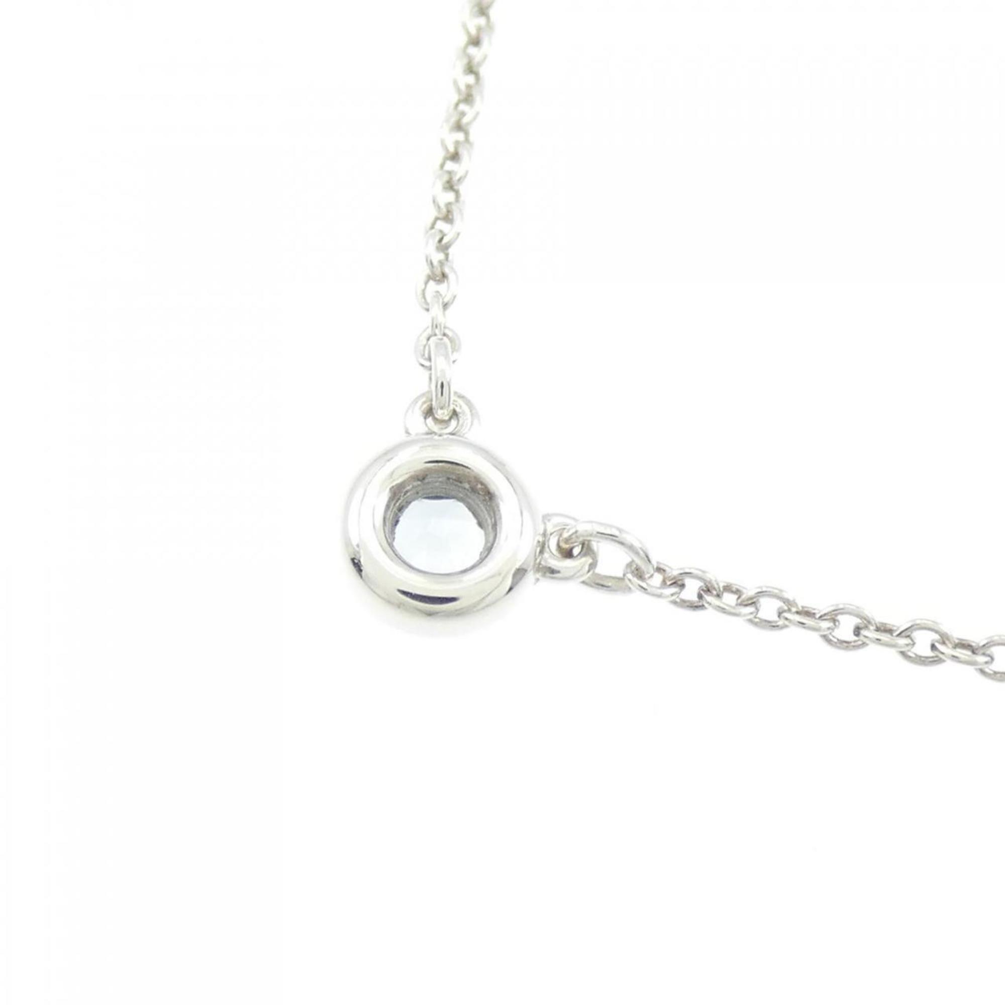 Elsa Peretti Diamonds By The Yard Pendant Necklace Sterling Silver
