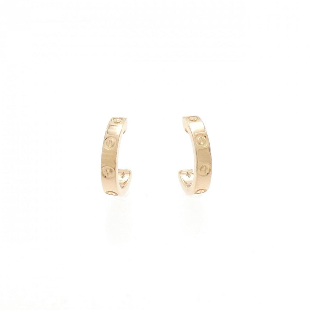 Love Mini Half Hoop Earrings 18K Rose Gold 18K Rose Gold