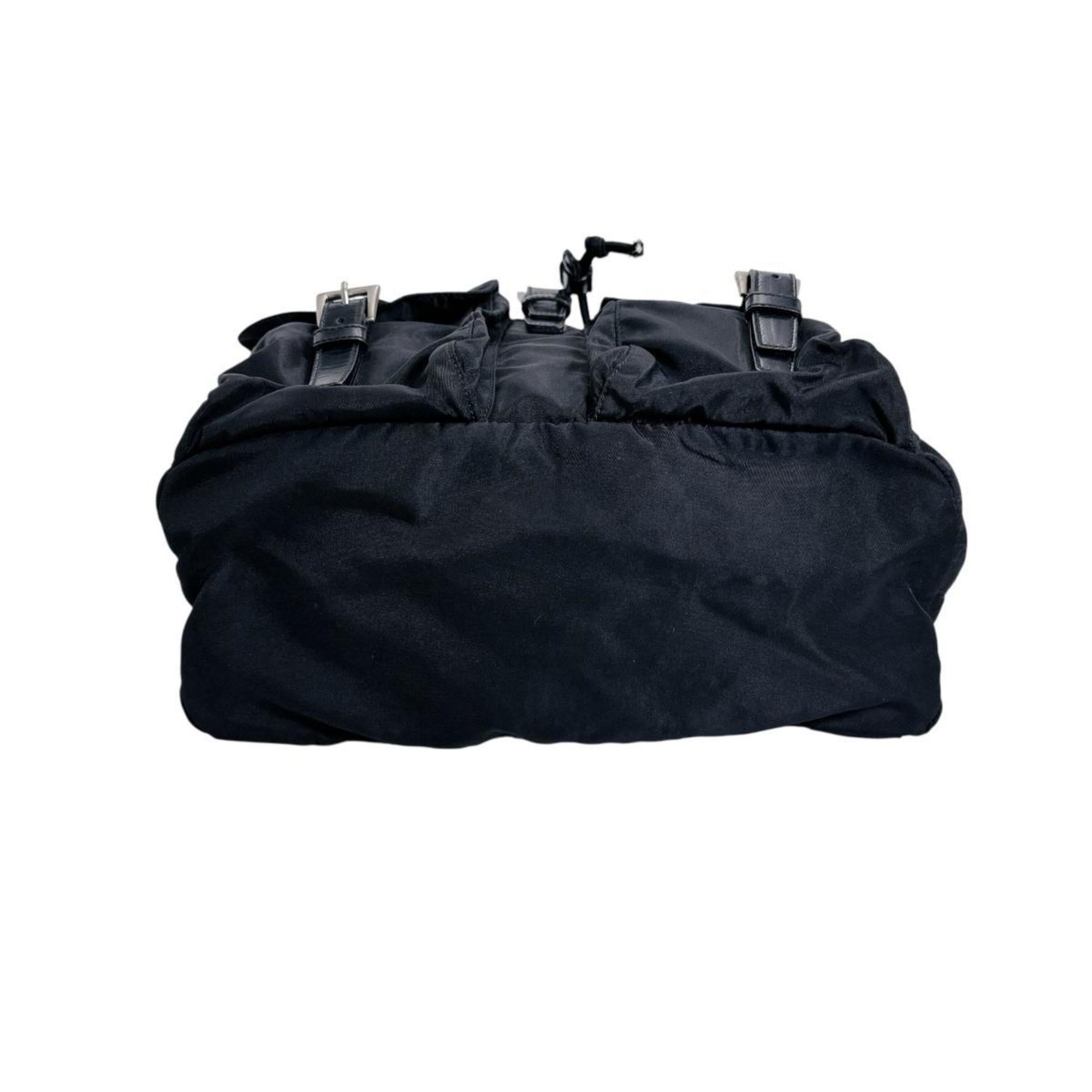 Double Front Pocket Backpack Tessuto Small