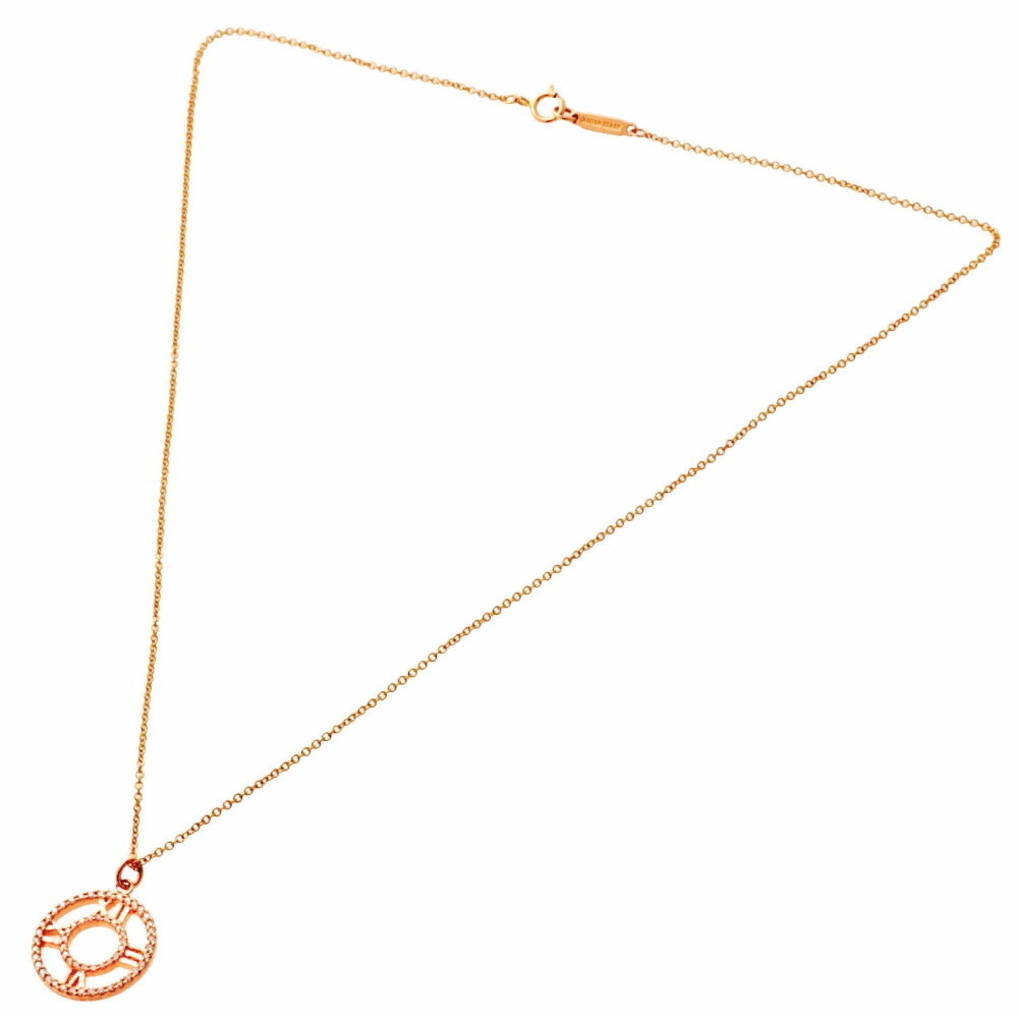 Atlas Pendant Necklace 18K Rose Gold