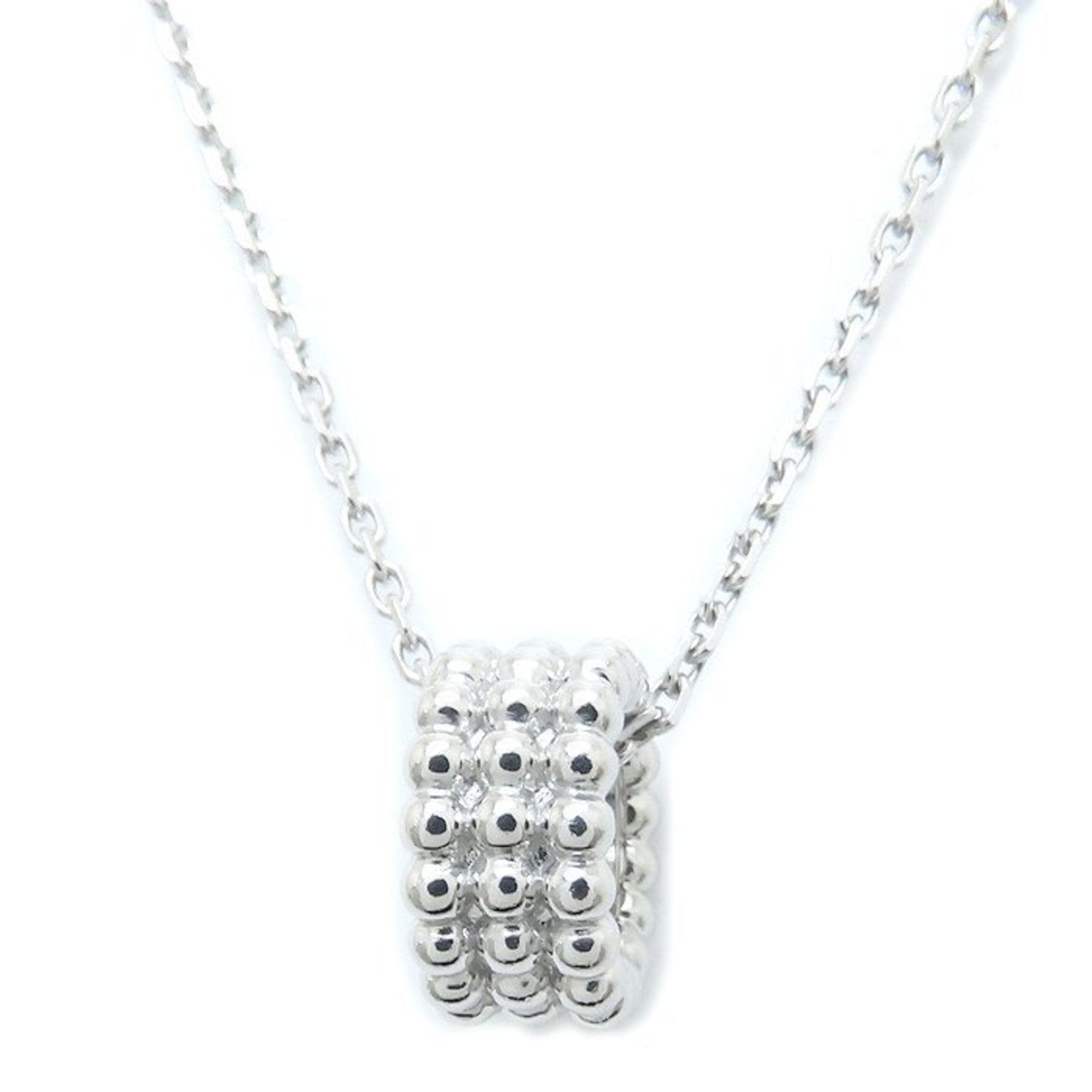 Perlee Pendant Necklace 18K White Gold