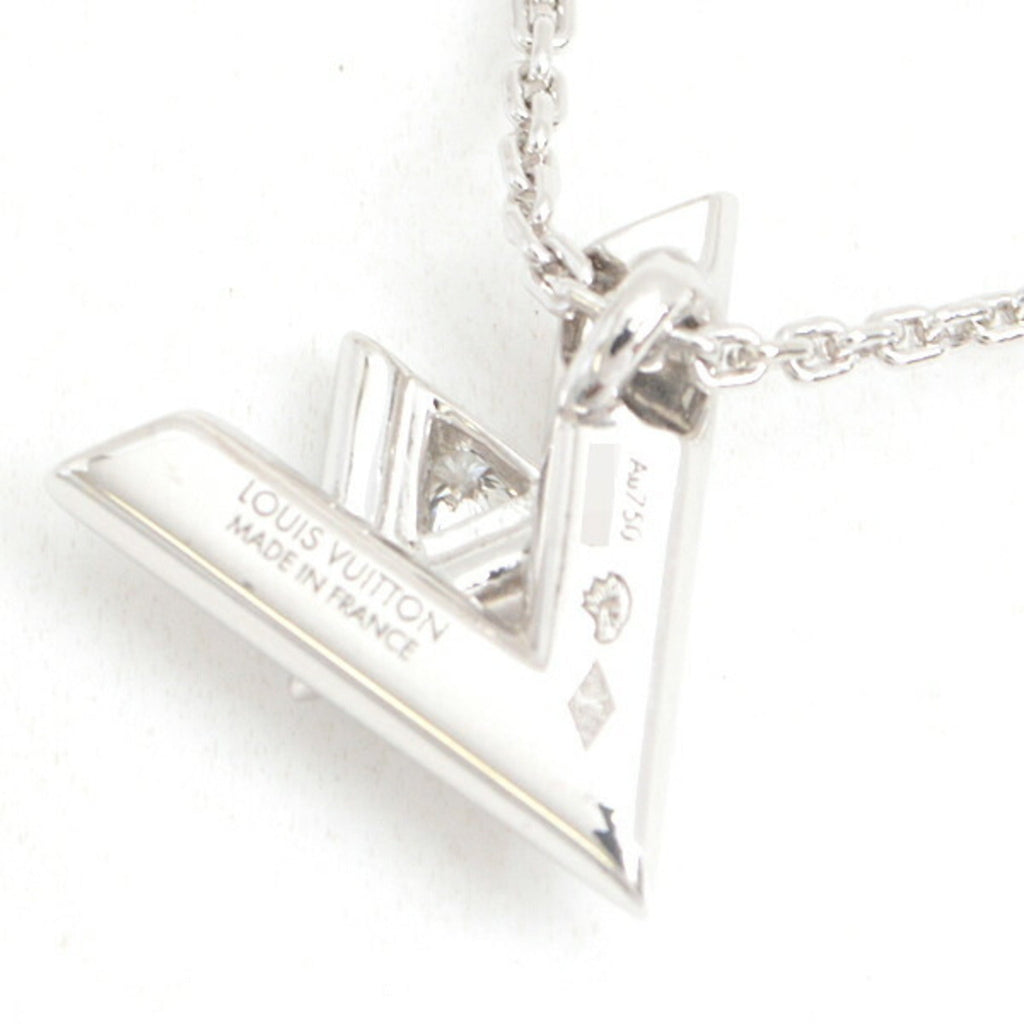 Volt One Pendant Necklace 18K White Gold and Diamond Mini