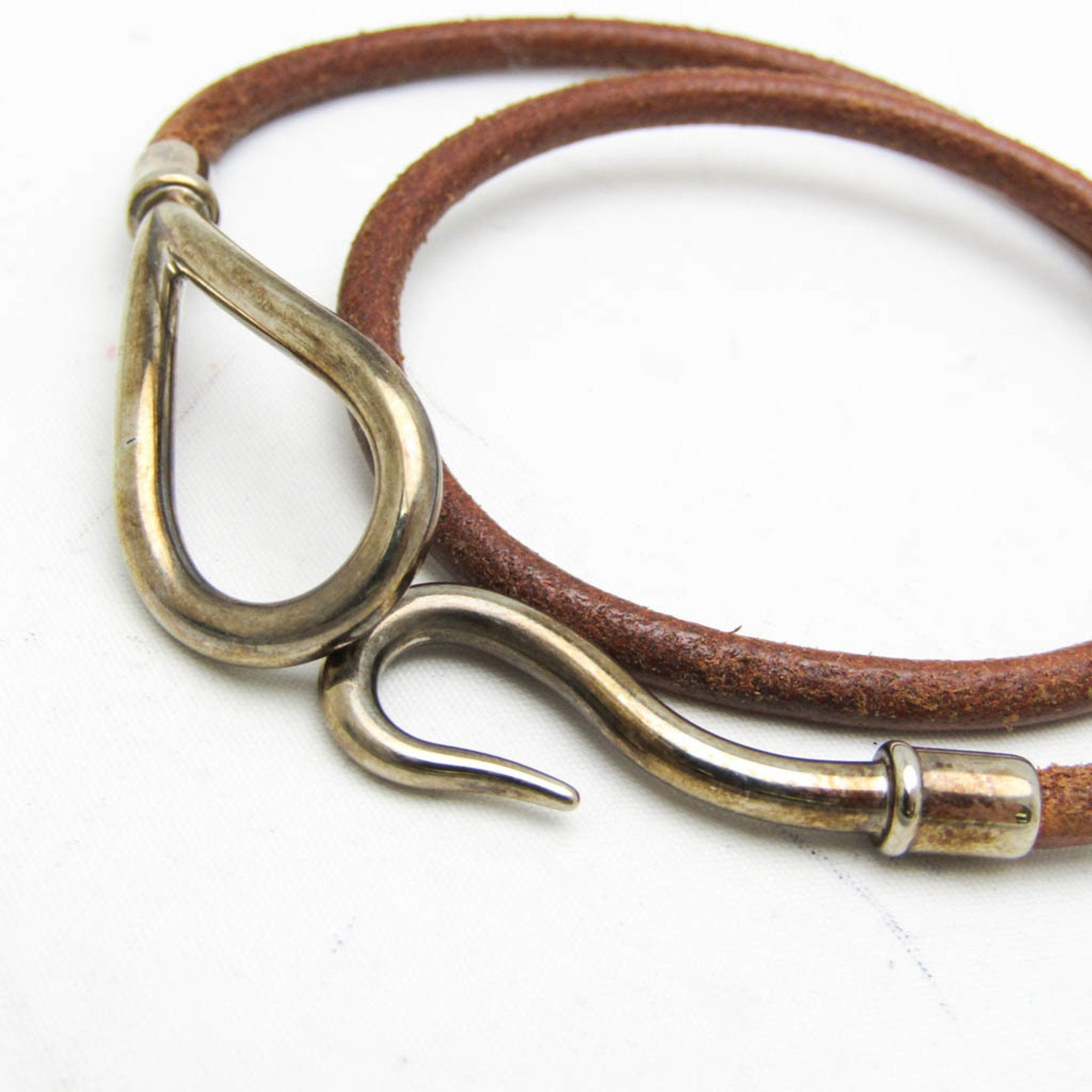 Jumbo Bracelet Leather and Metal
