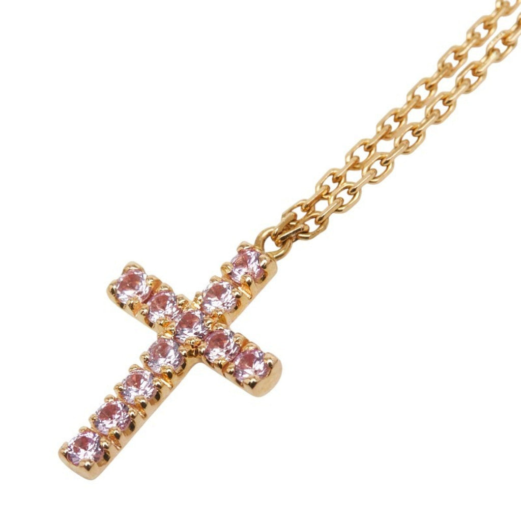 Pendant Necklace 18K Rose Gold with Sapphire
