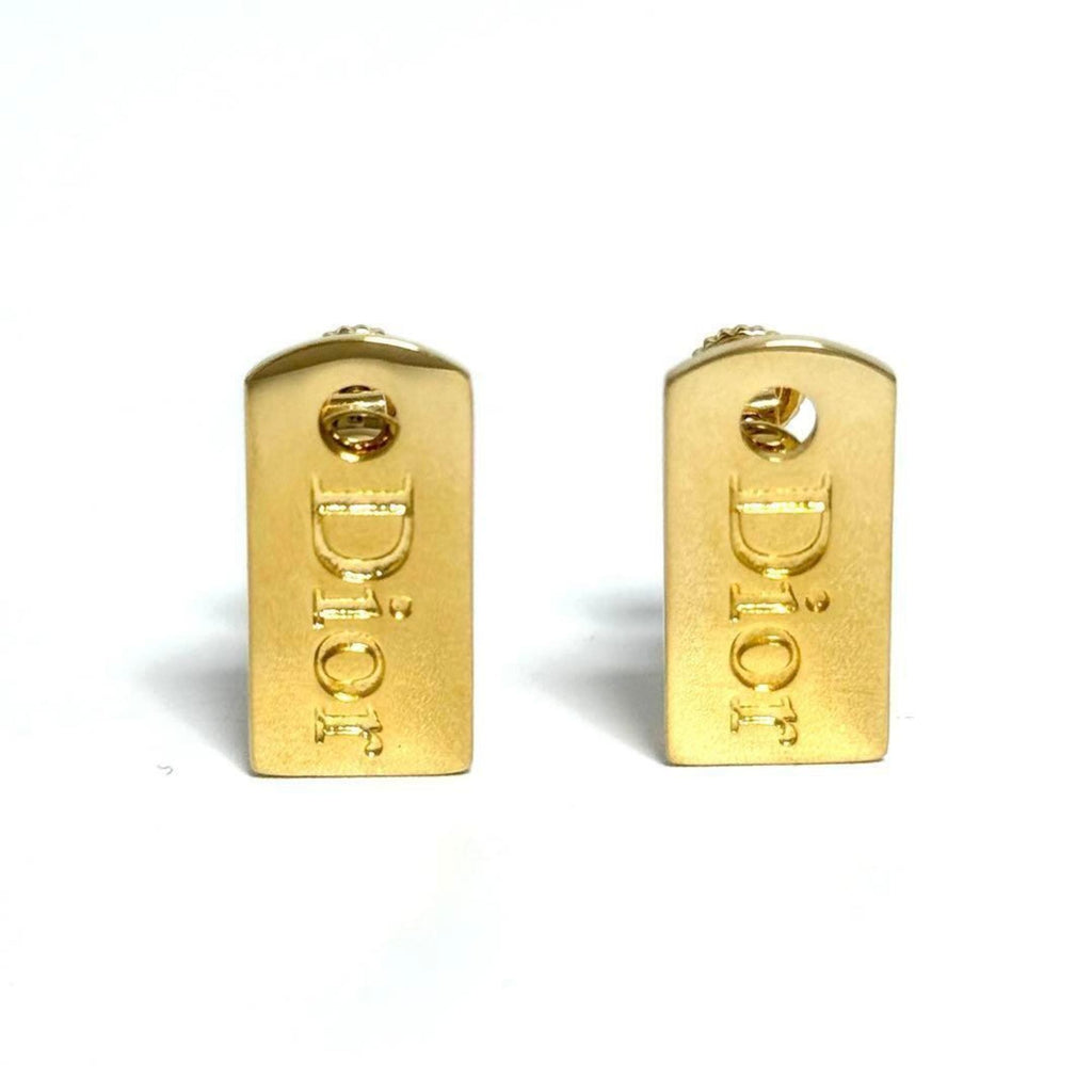 Logo Clip-On Earrings Metal